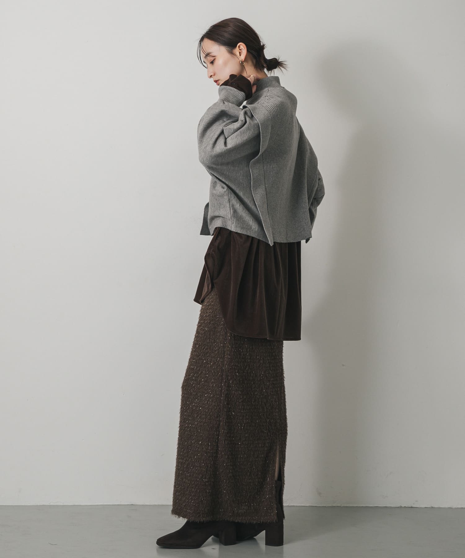 身長：169cm サイズ：one