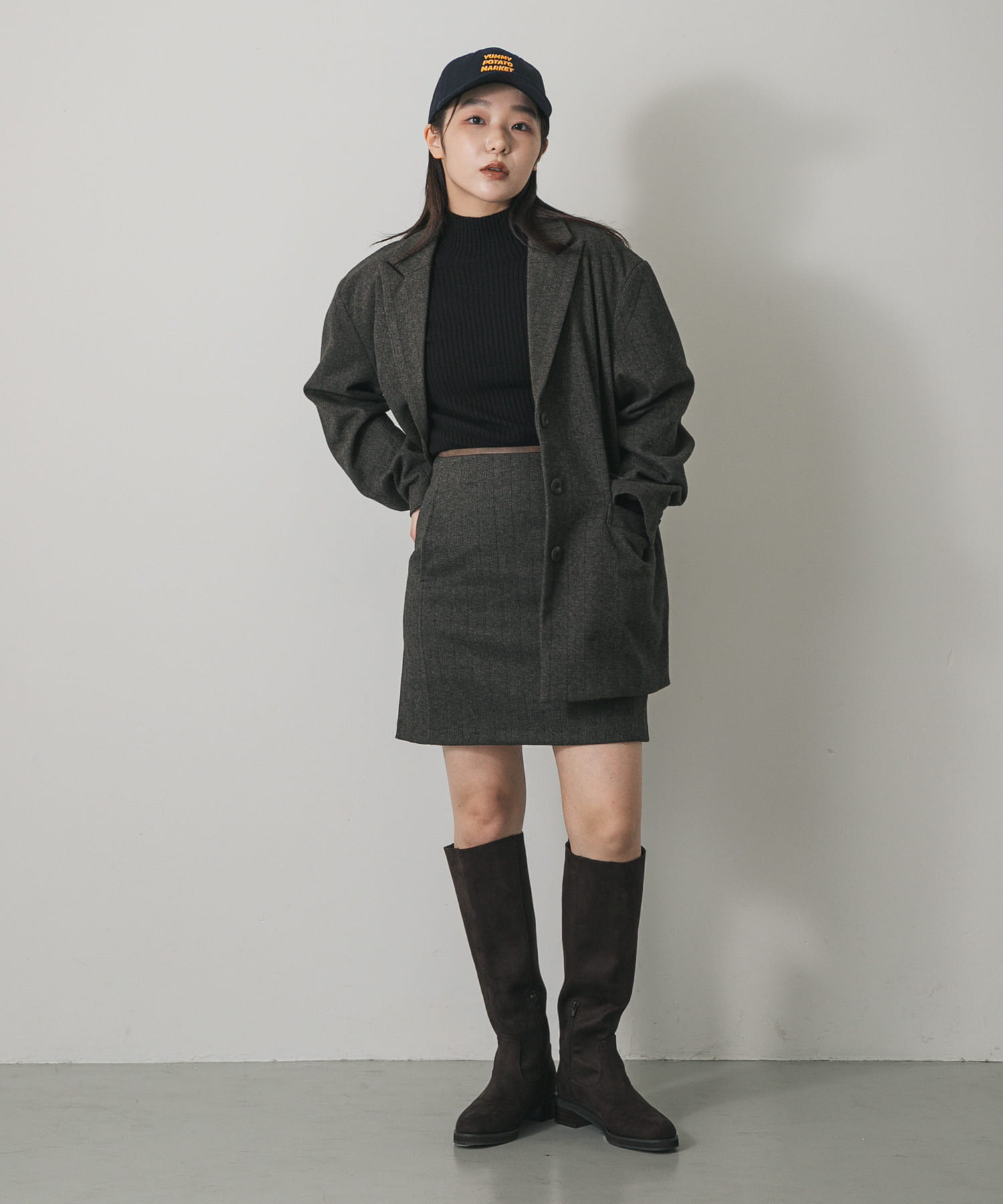 ジャージーメルトンミニスカート