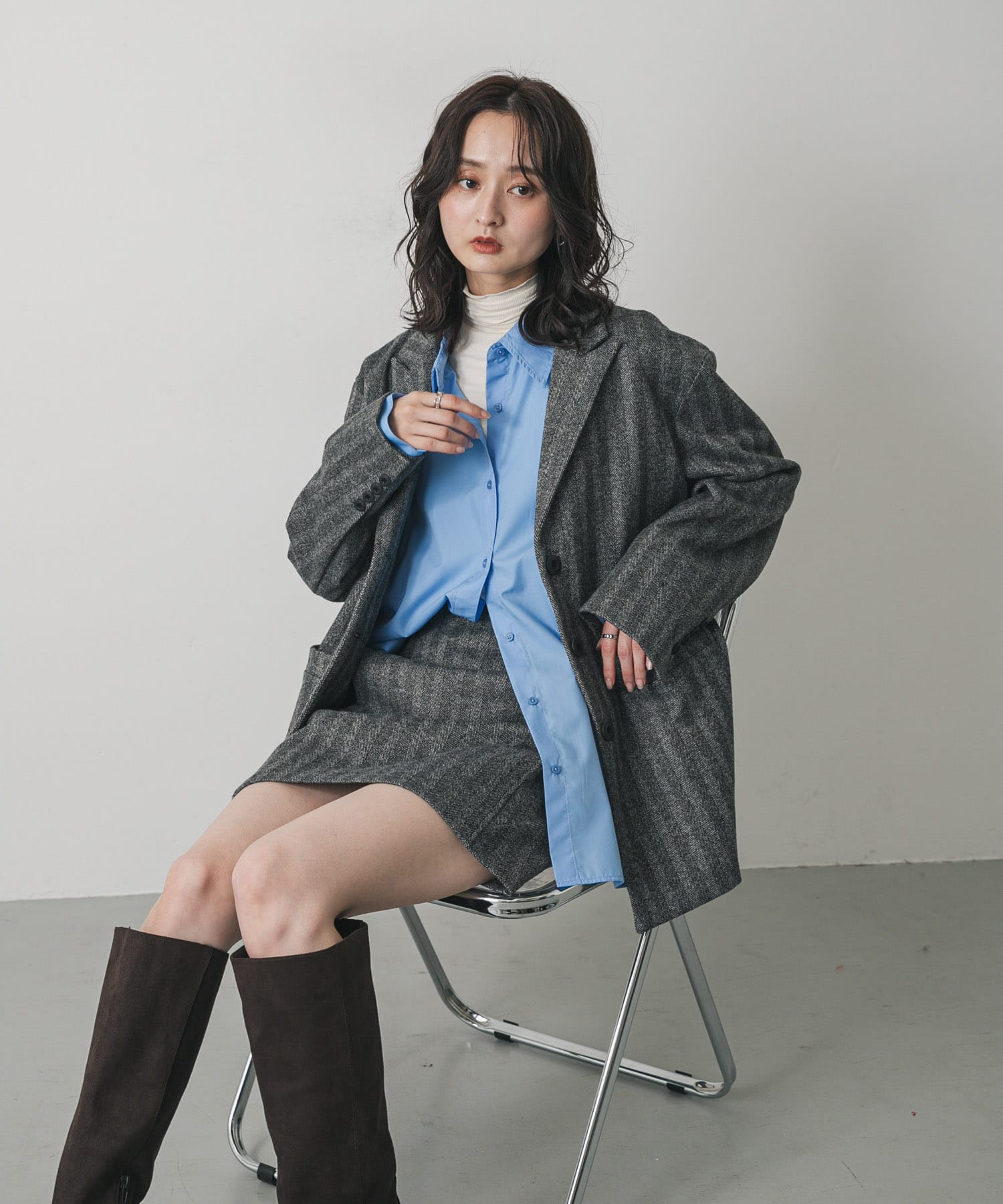 身長：169cm サイズ：M