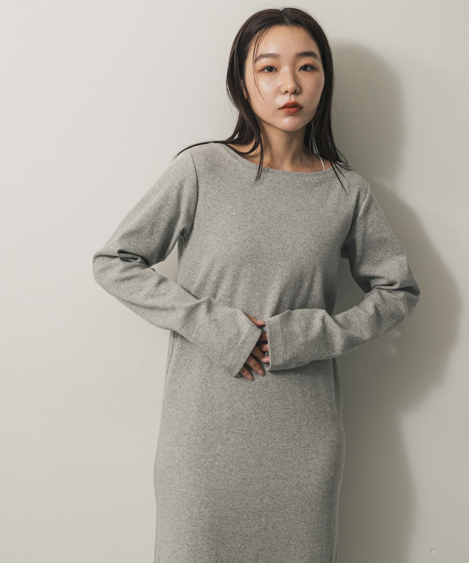 身長：158cm サイズ：one