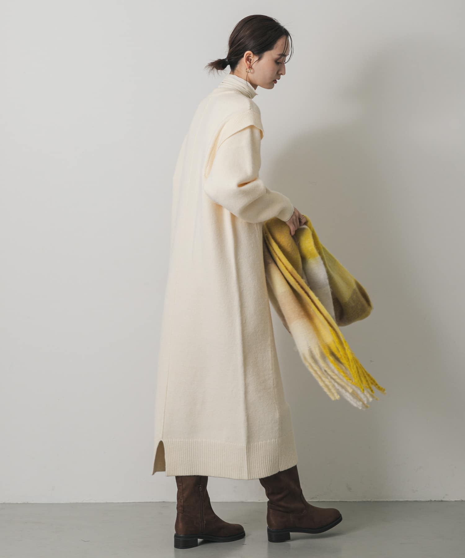 身長：169cm サイズ：one