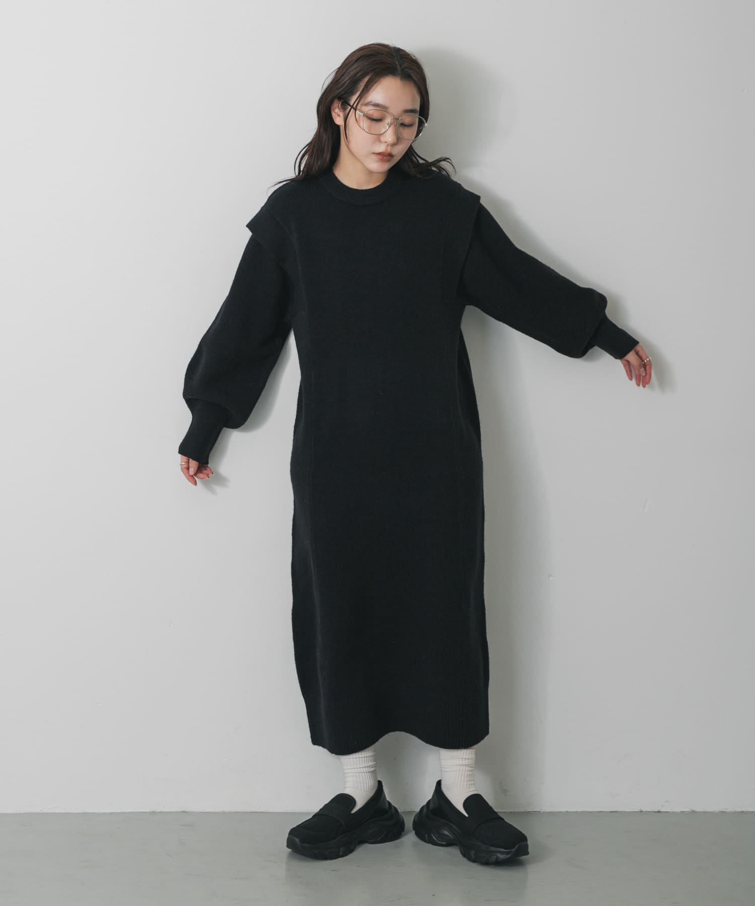 身長：158cm サイズ：one