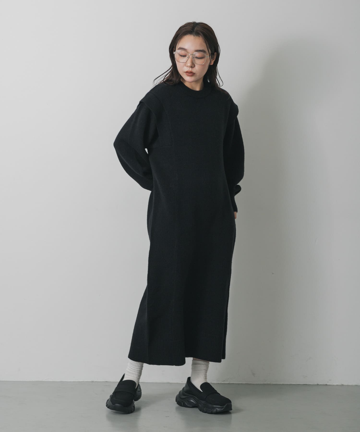 身長：158cm サイズ：one