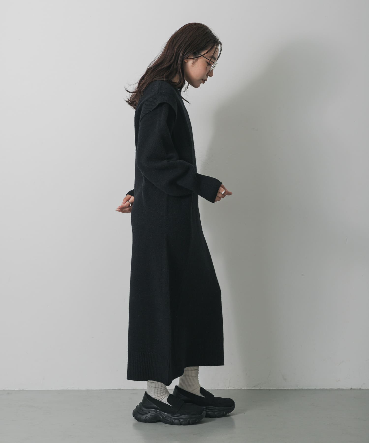 身長：158cm サイズ：one