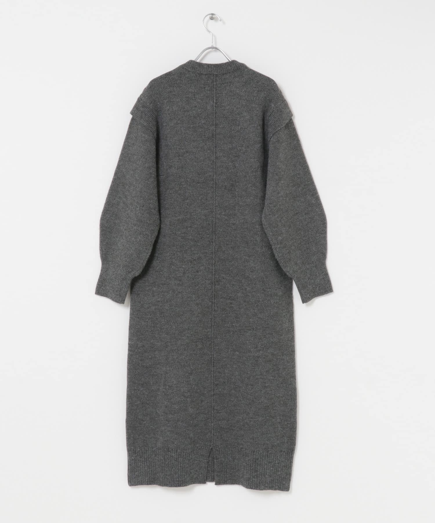 ショルダータックニットワンピース GRAY One