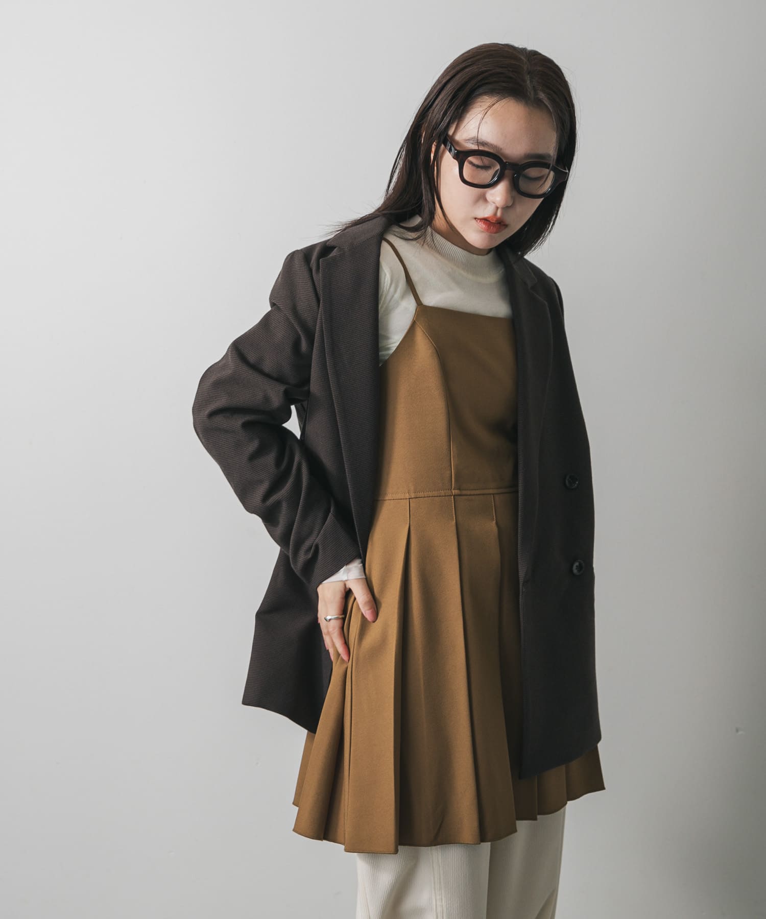 身長：158cm サイズ：one
