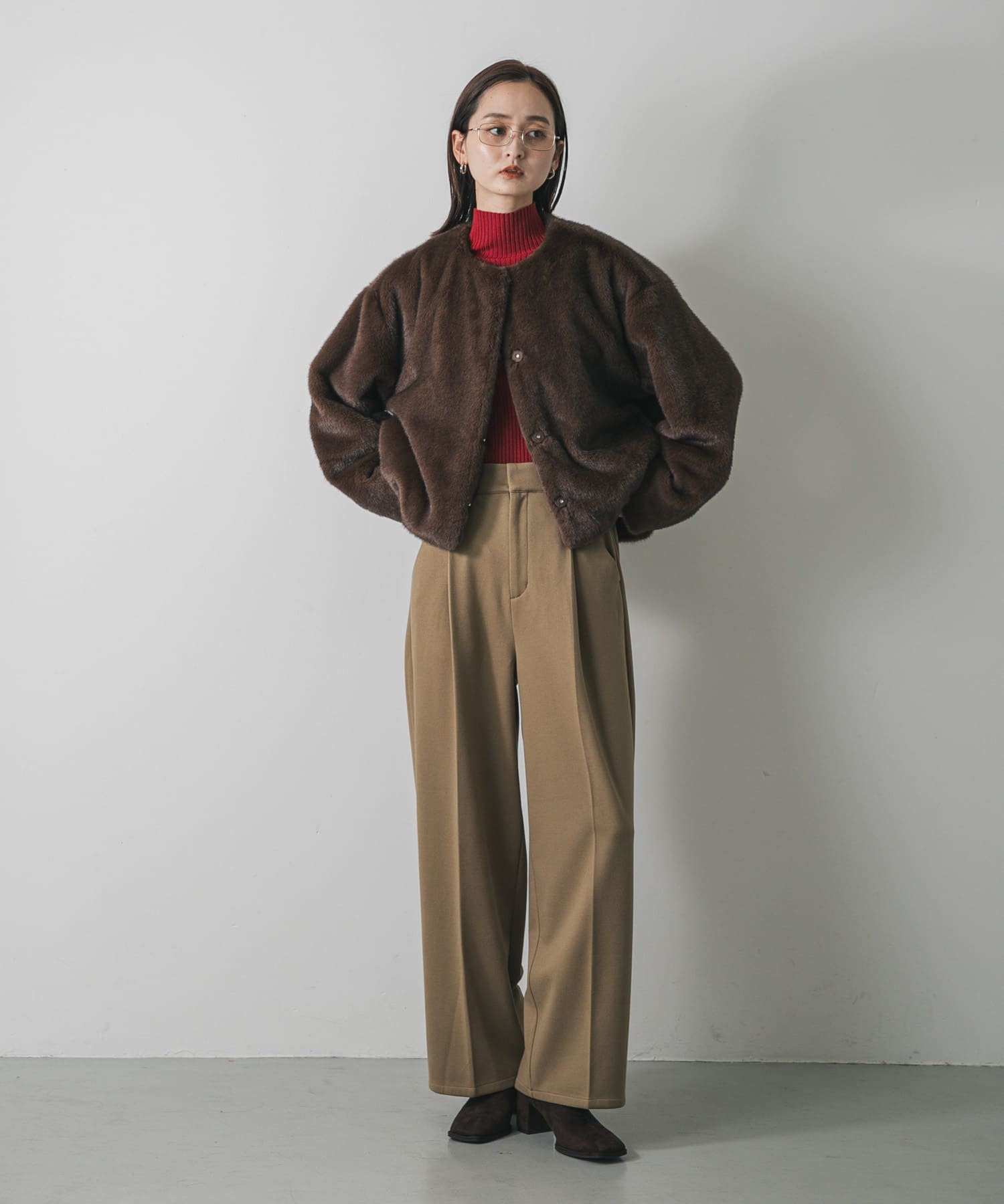 身長：169cm サイズ：one