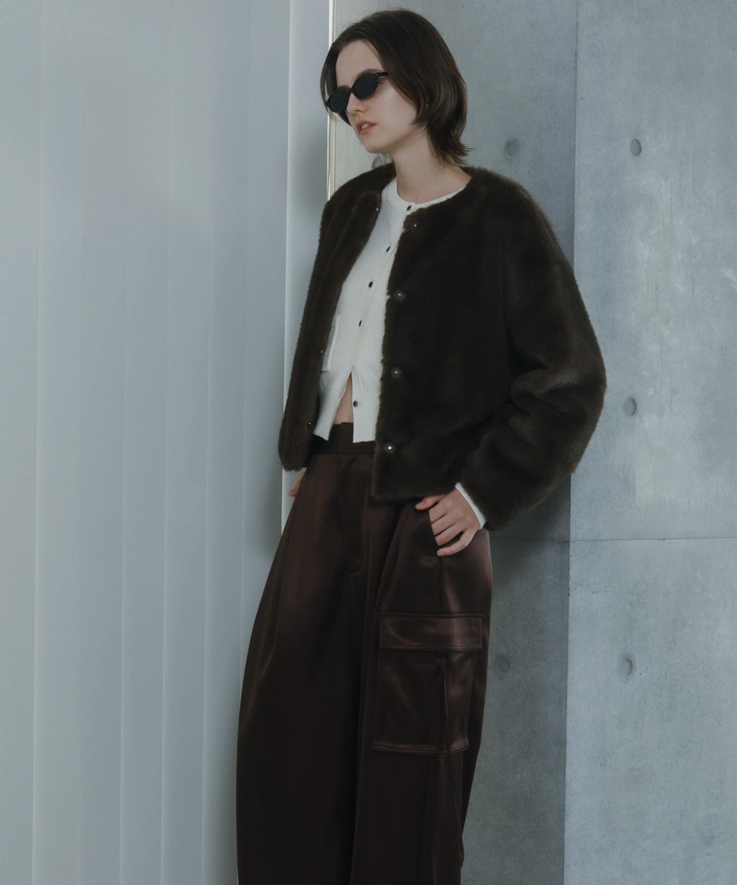 身長：172cm サイズ：one