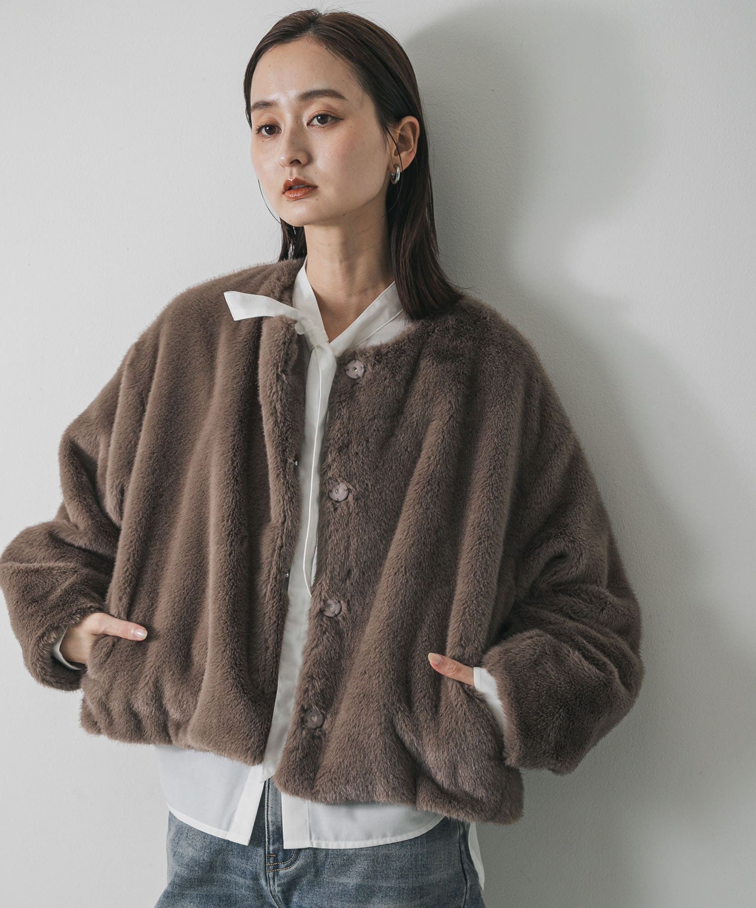 身長：169cm サイズ：one