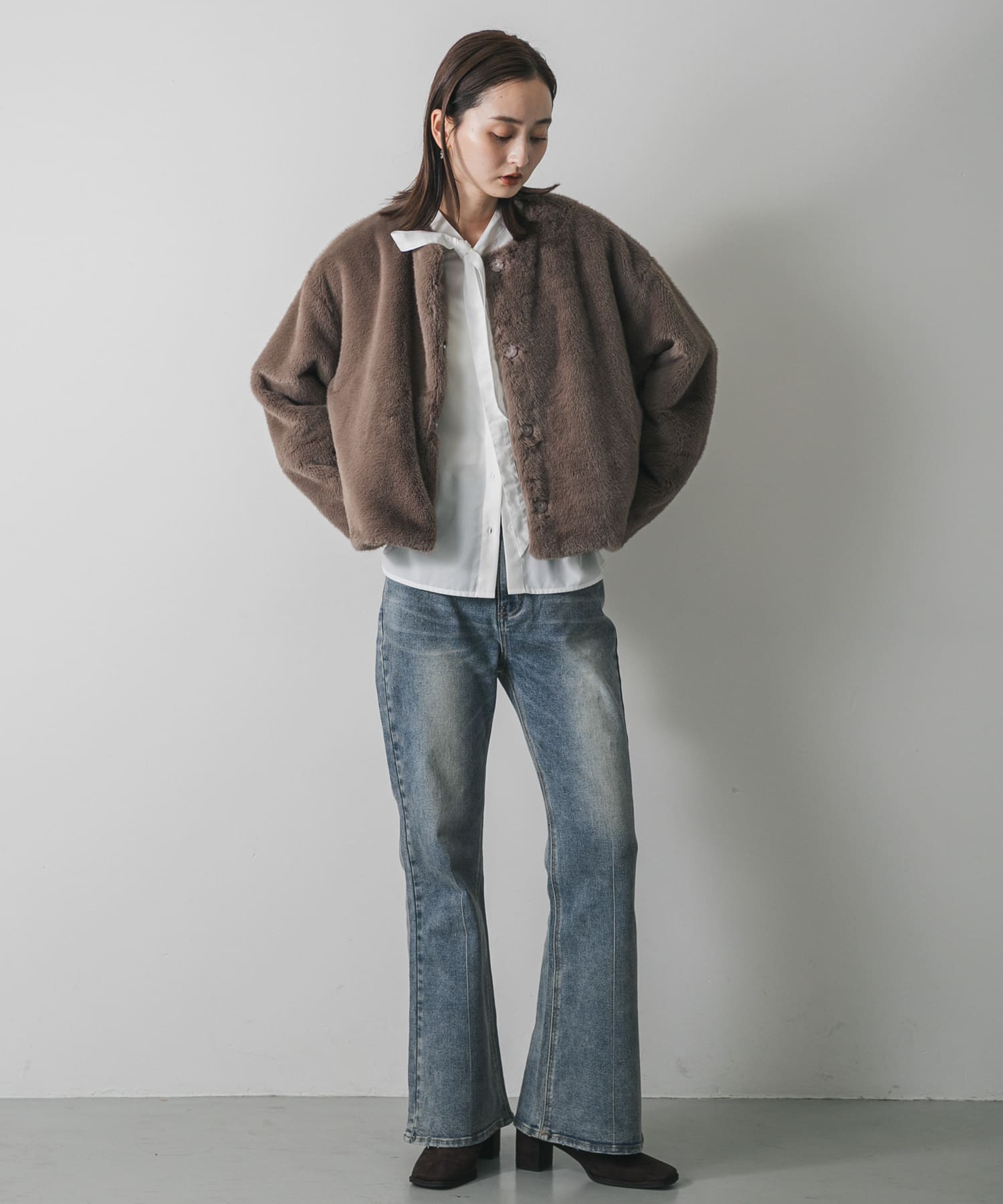 身長：169cm サイズ：one