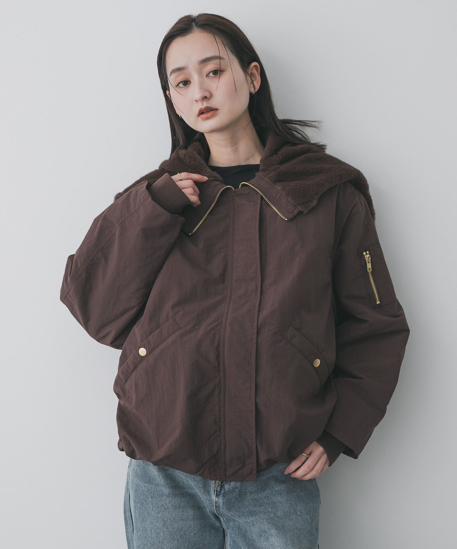 身長：169cm サイズ：one