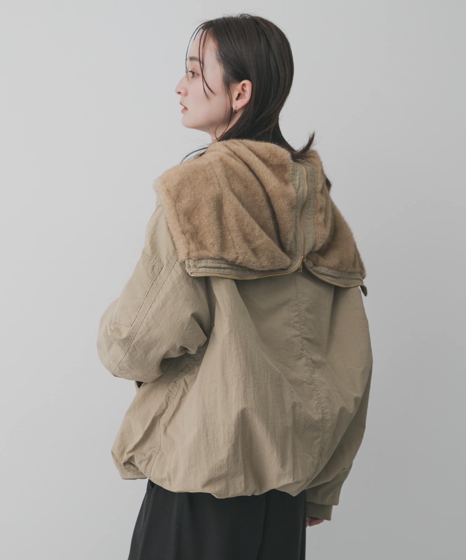 ファーエリバルーンブルゾン(One BROWN): アウター｜URBAN RESEARCH