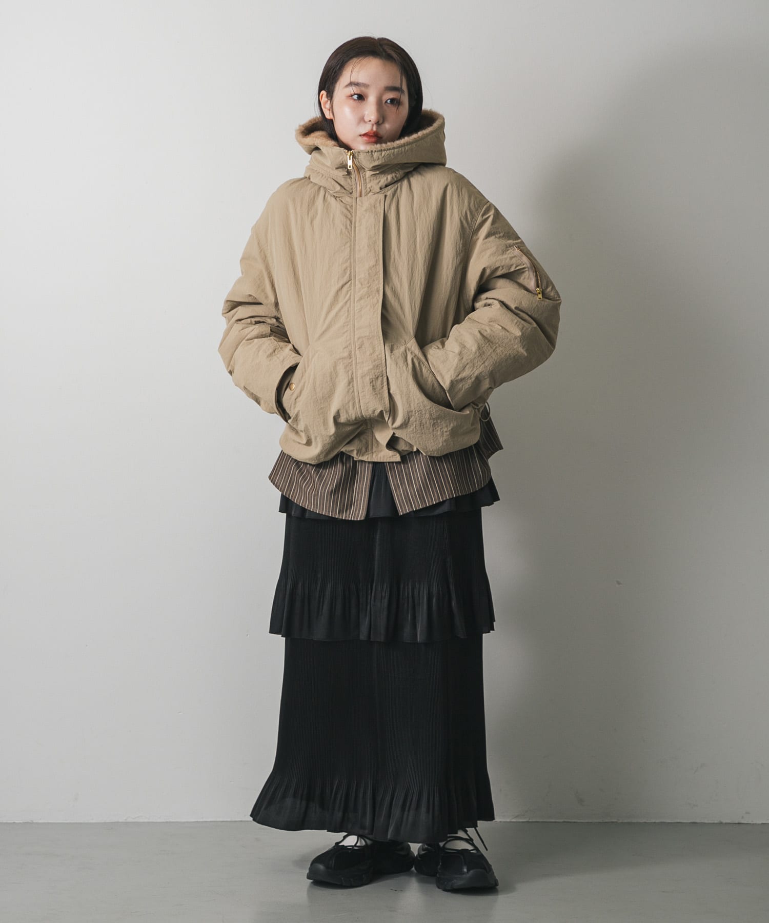 身長：158cm サイズ：one