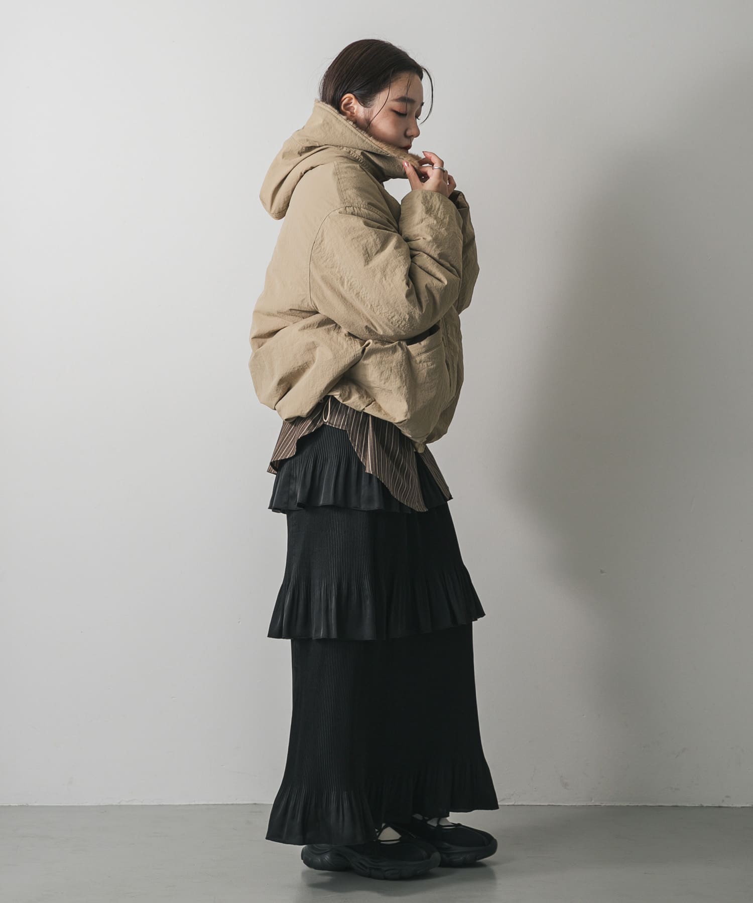 身長：158cm サイズ：one