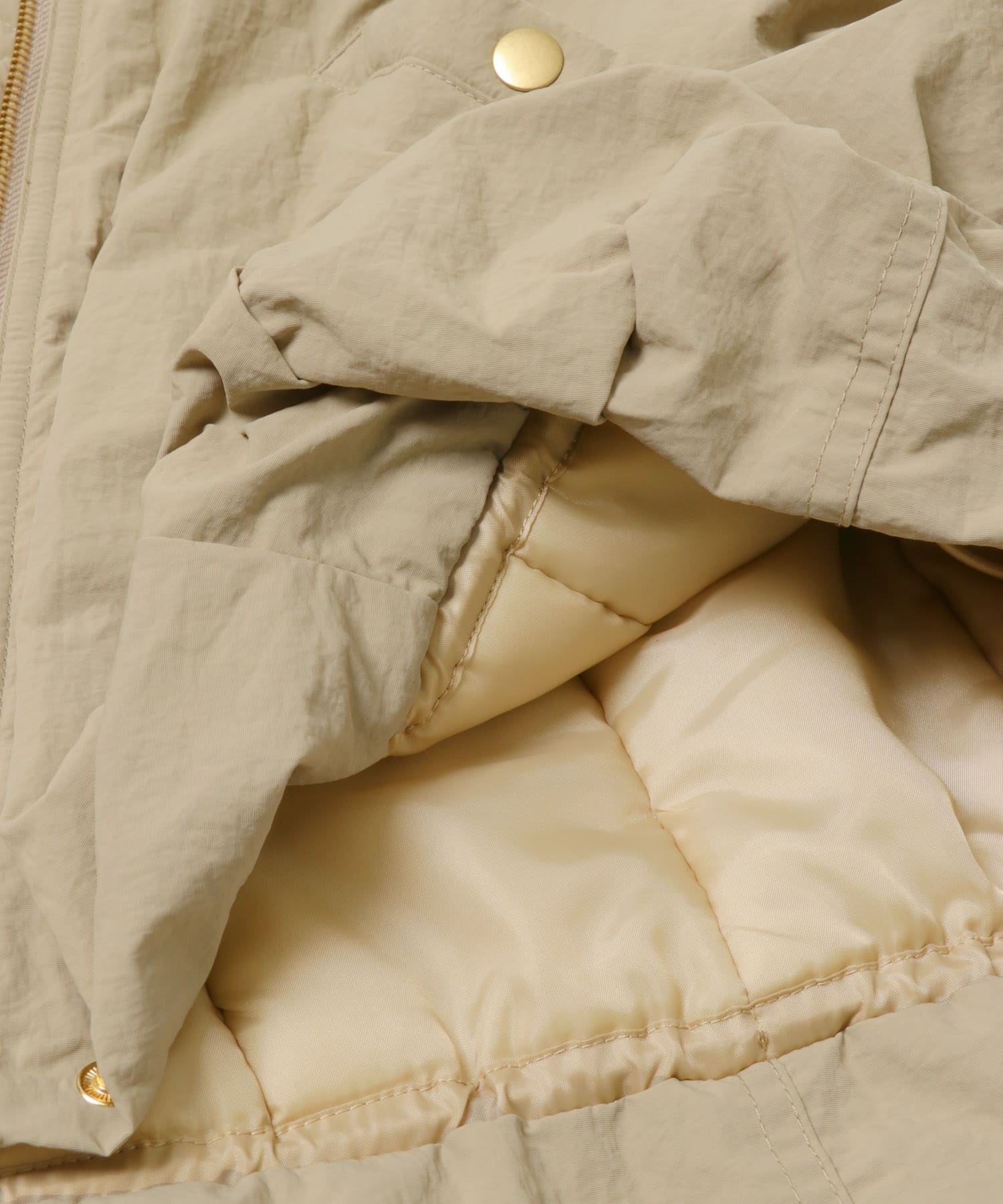 ファーエリバルーンブルゾン BEIGE One