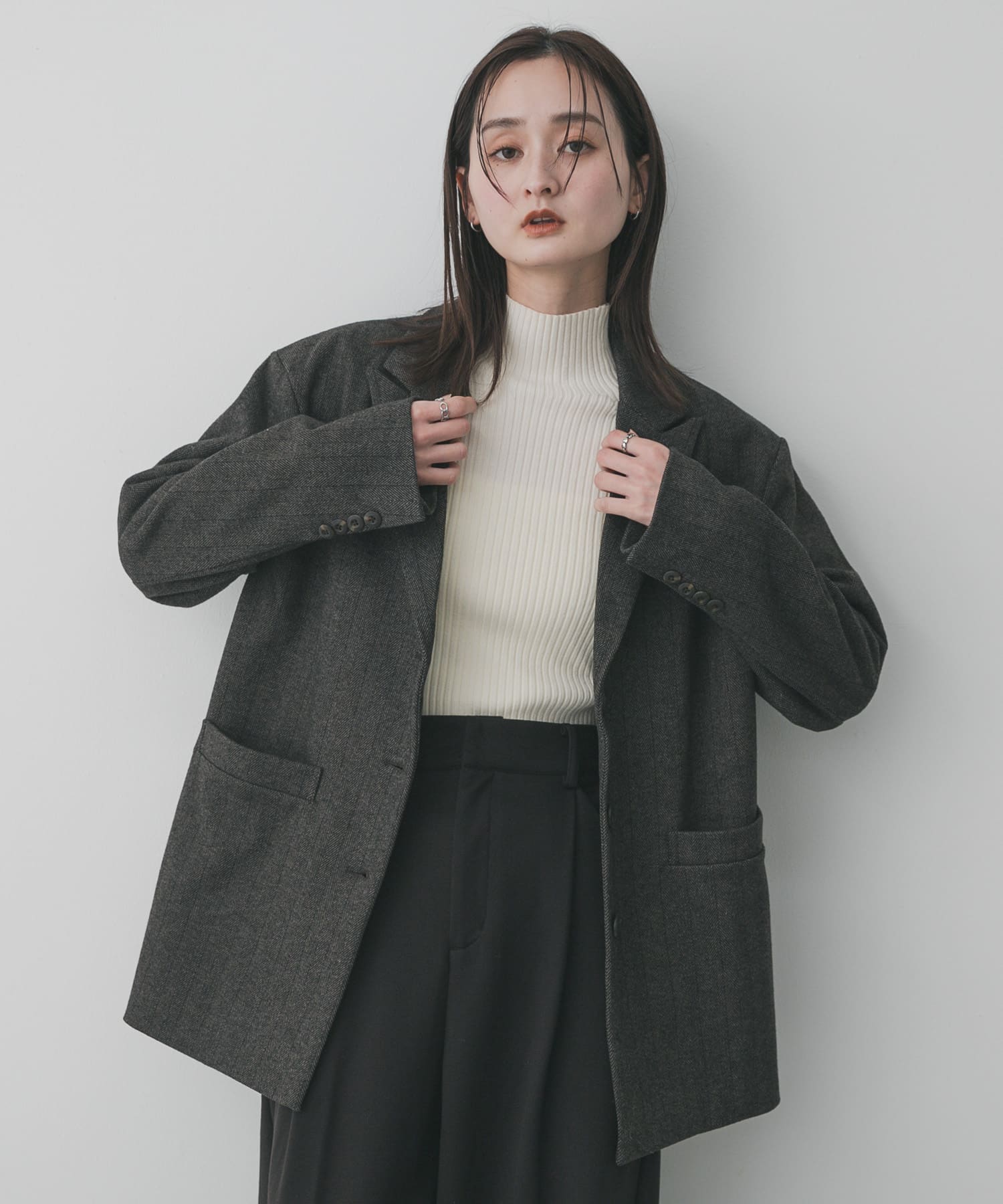 身長：169cm サイズ：one