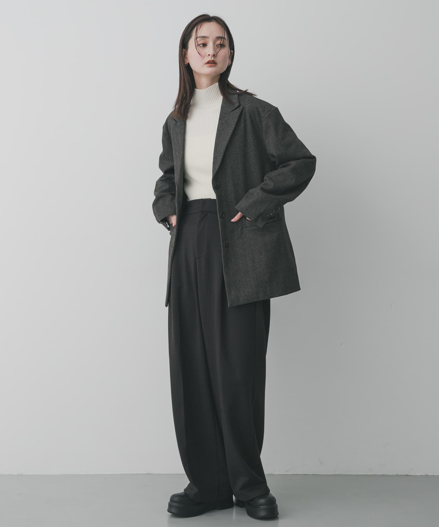 身長：169cm サイズ：one
