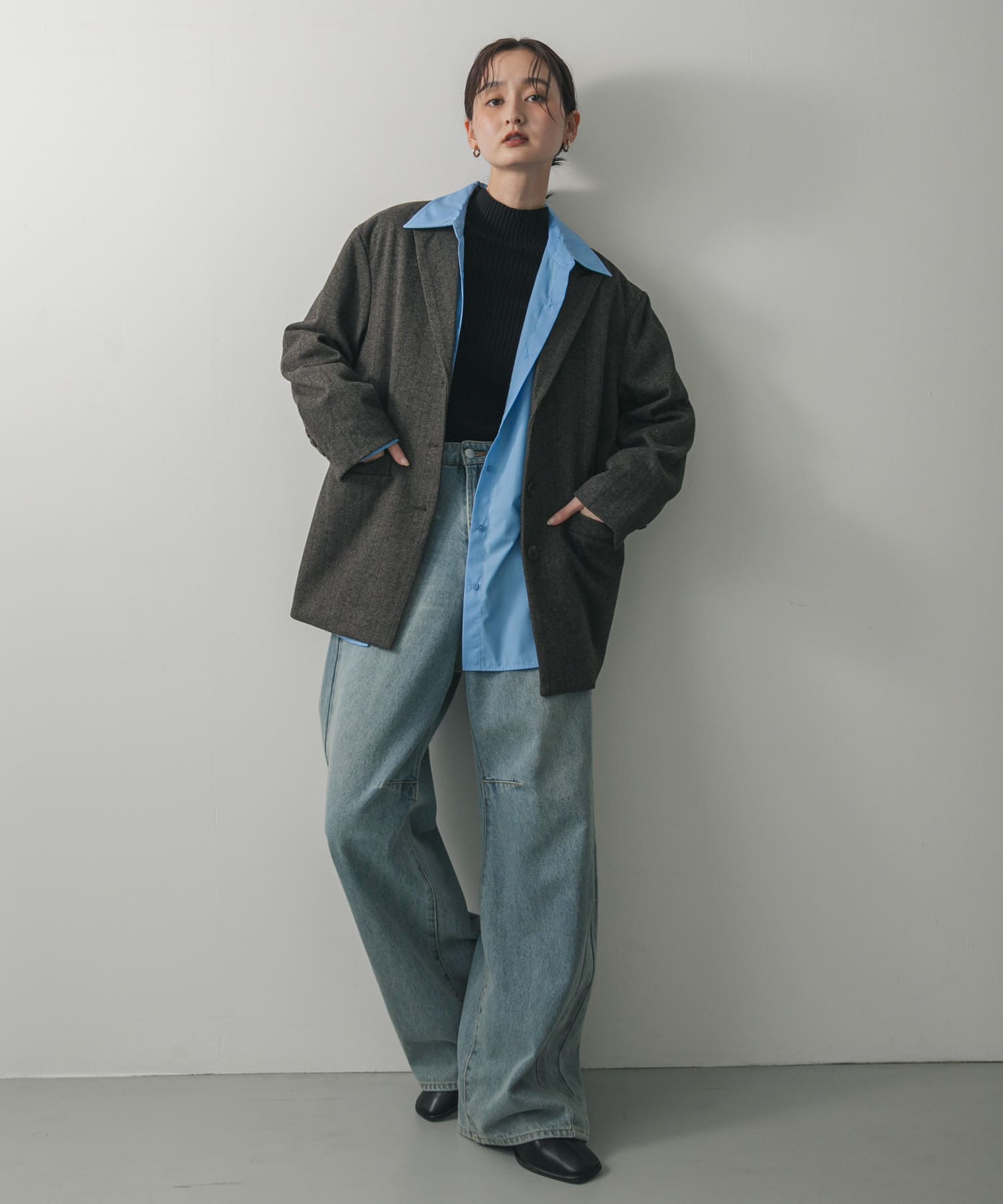 身長：169cm サイズ：one