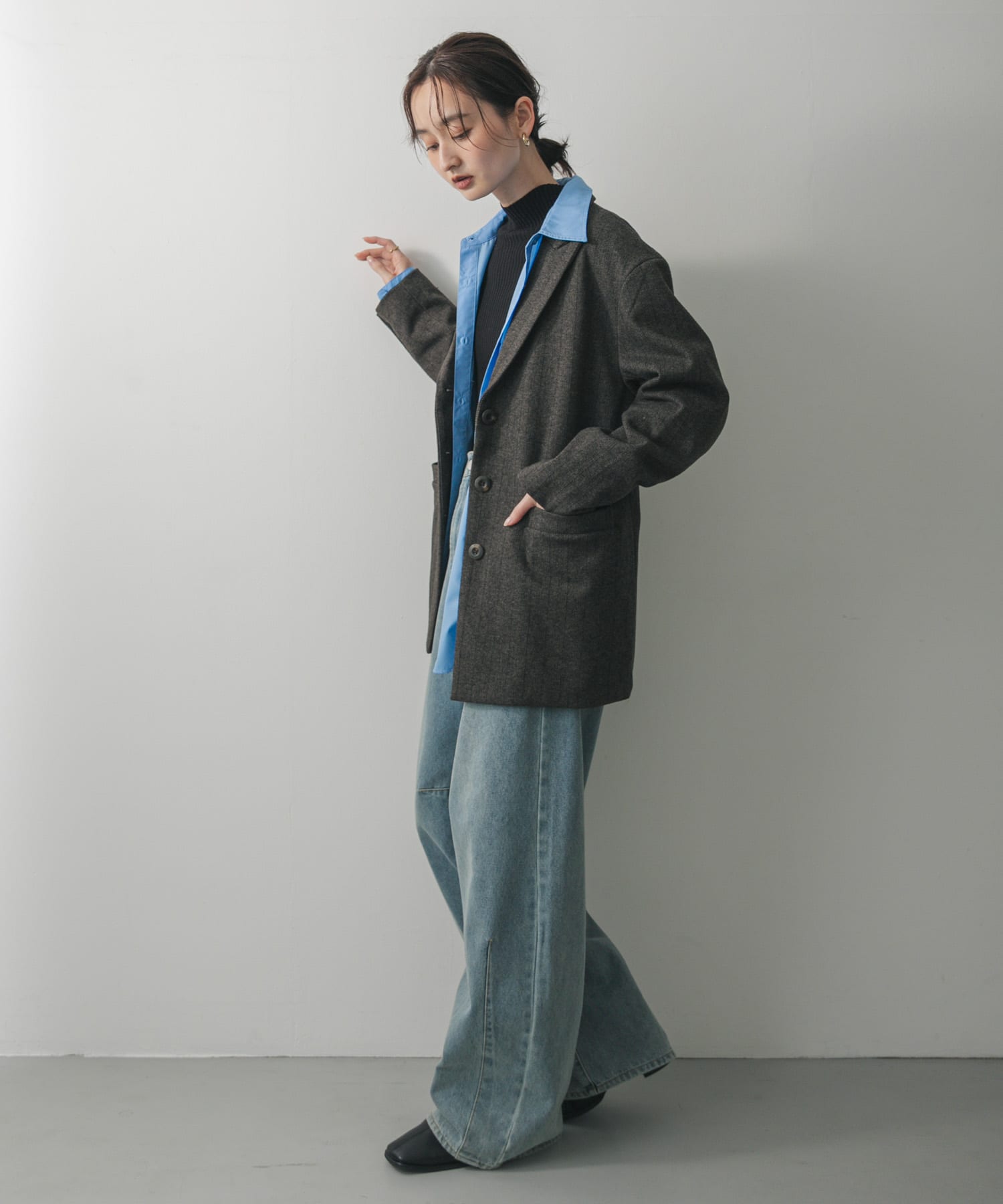 身長：169cm サイズ：one