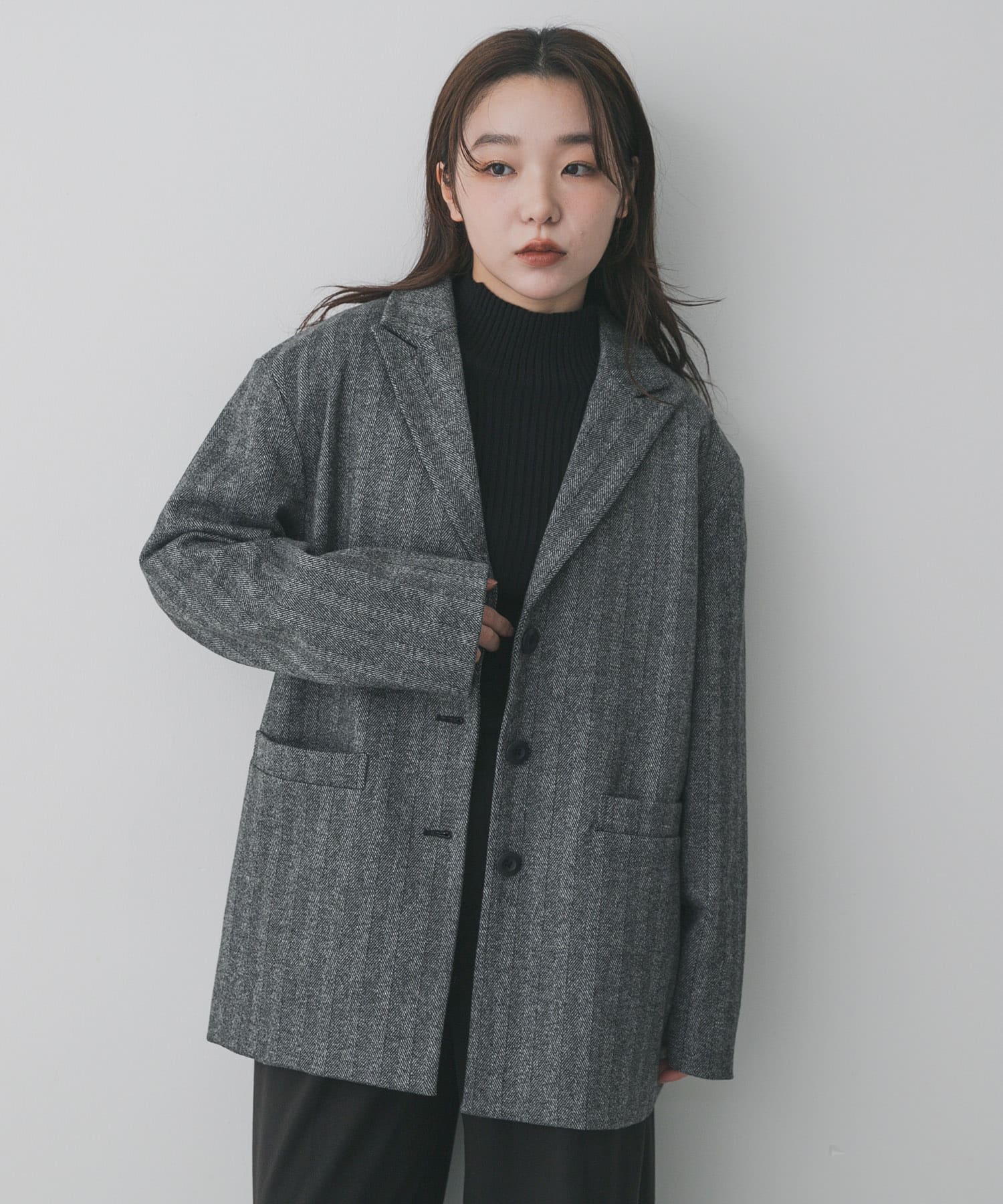 身長：158cm サイズ：one