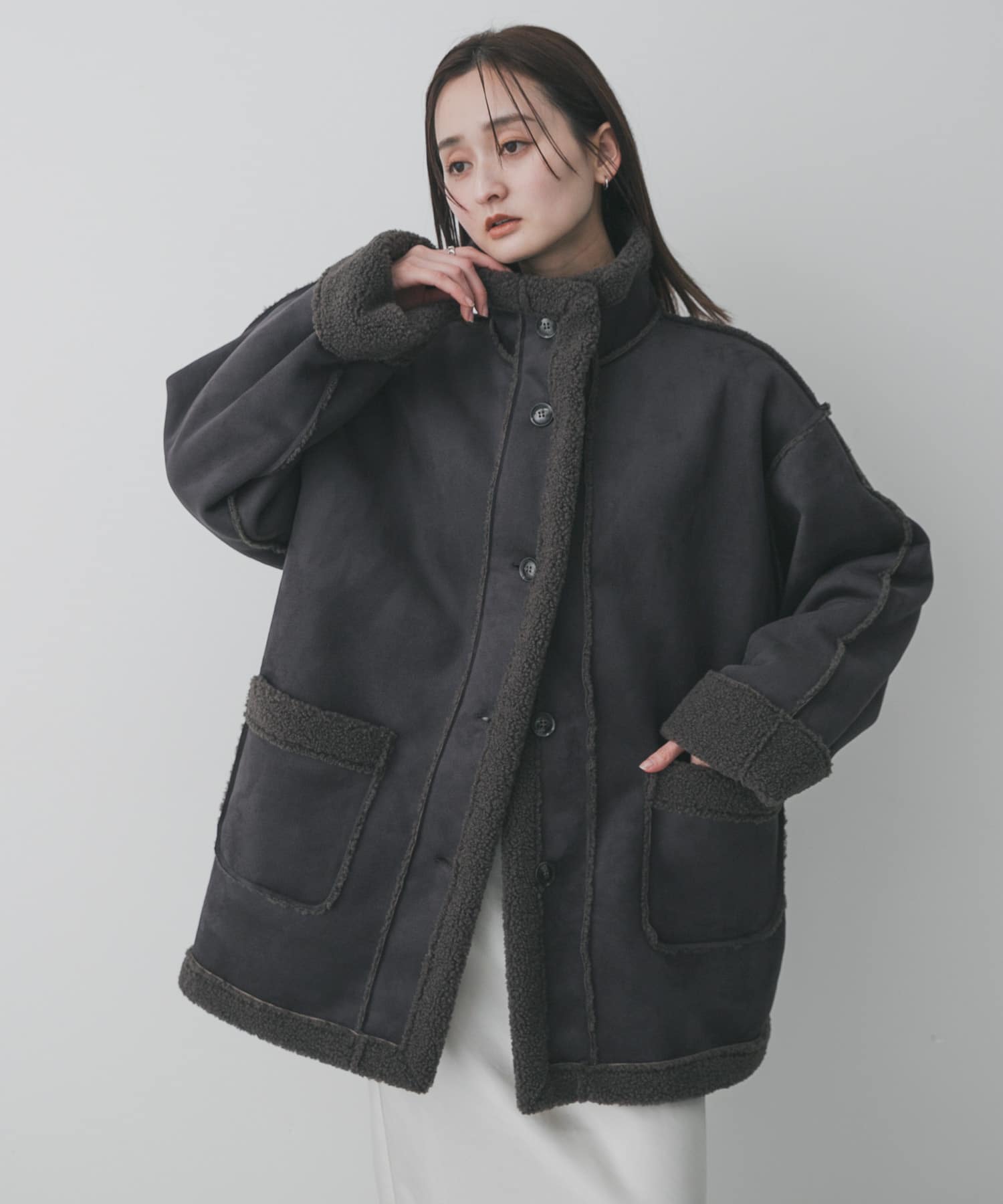 身長：169cm サイズ：one
