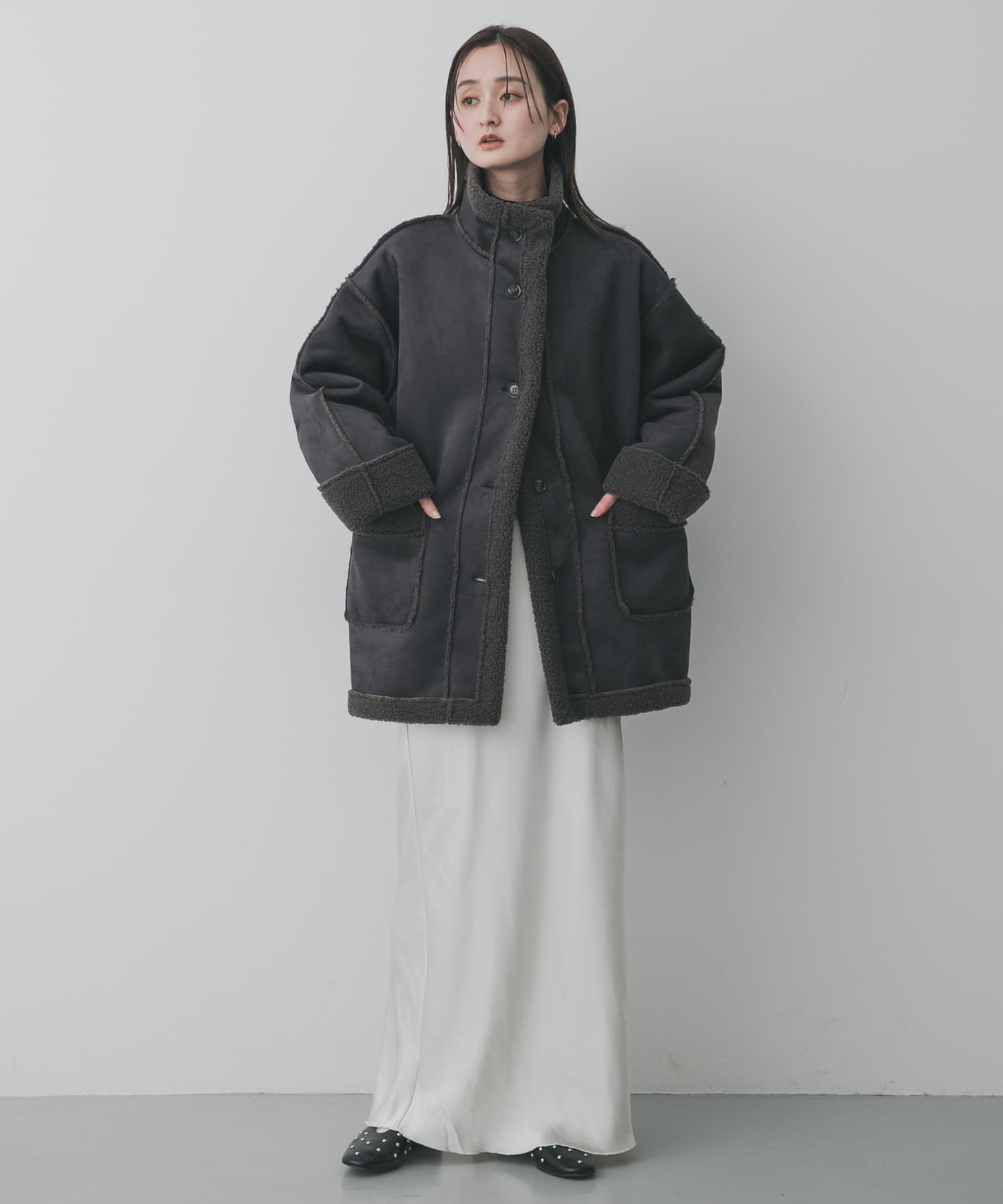 身長：169cm サイズ：one