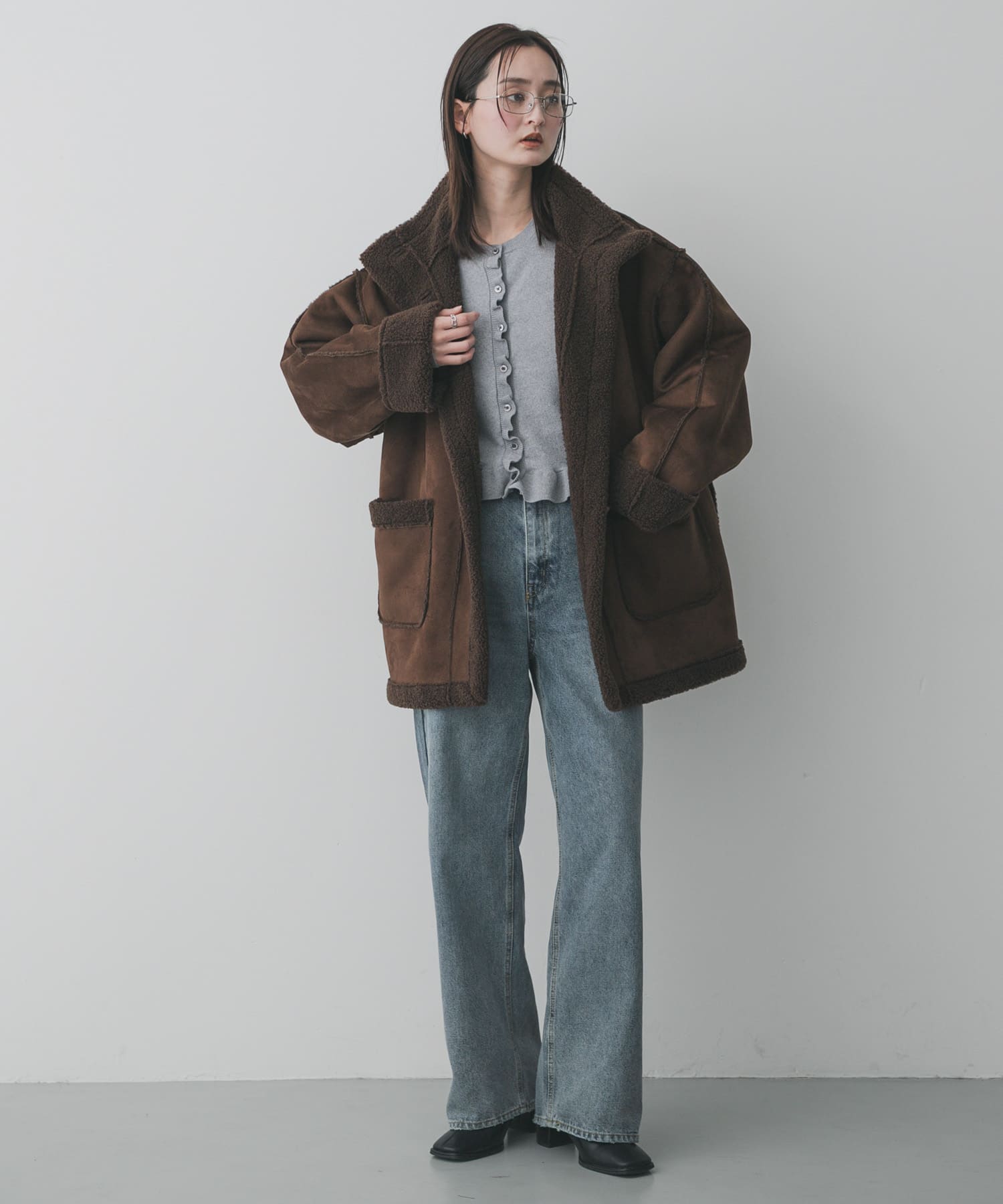 身長：169cm サイズ：one