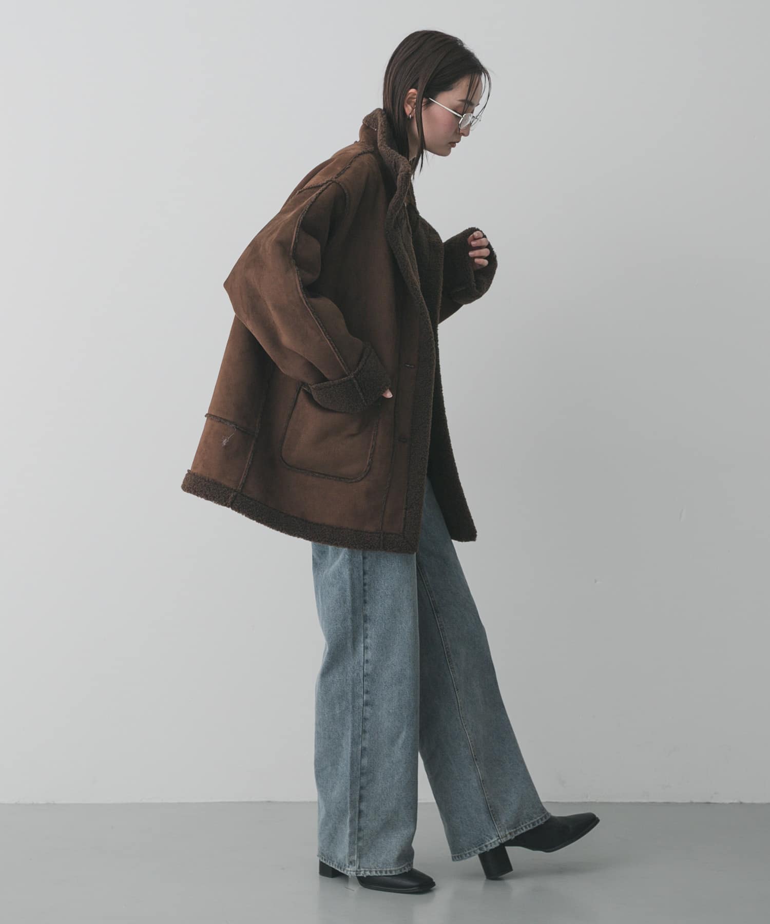 身長：169cm サイズ：one