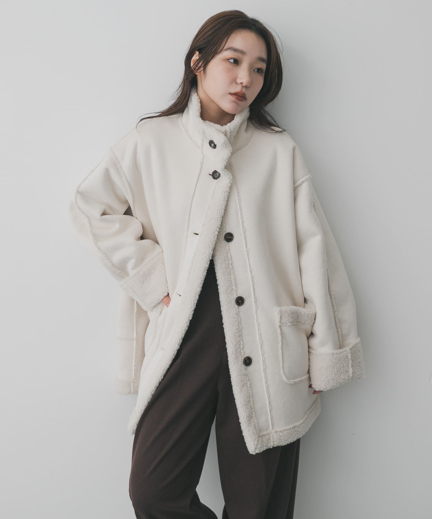 身長：158cm サイズ：one