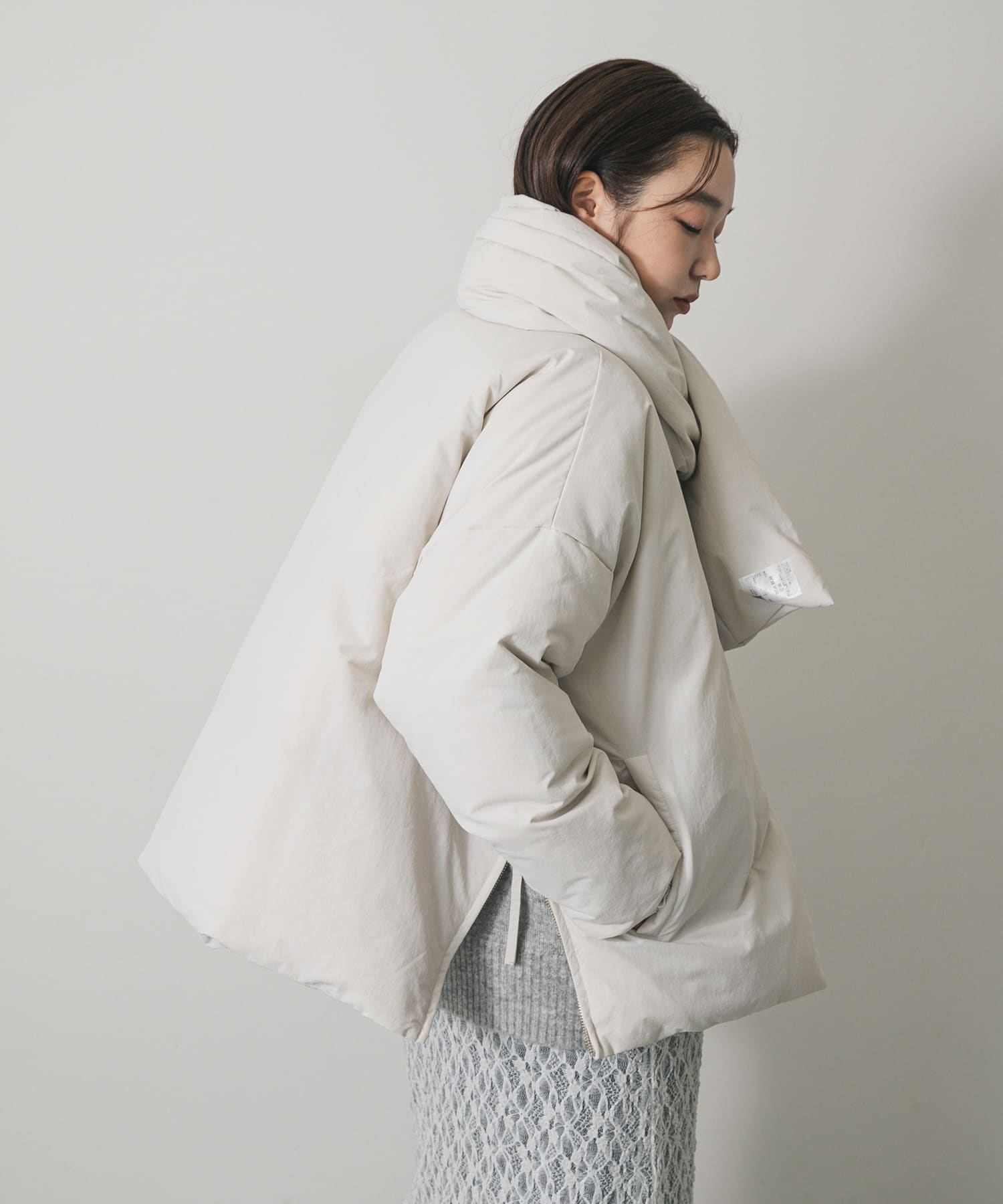 『WEB/一部店舗限定』マフラーツキシームレスダウン