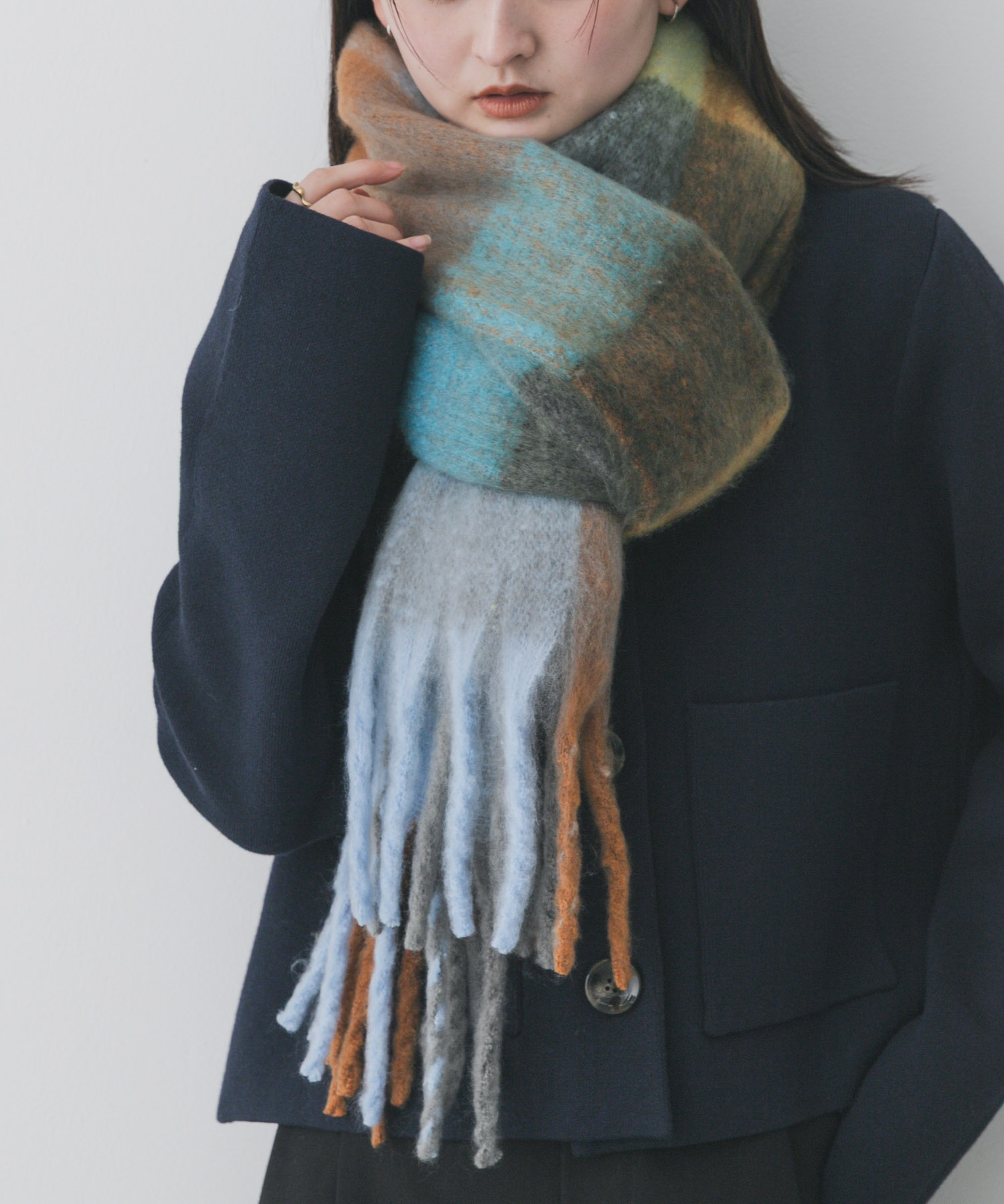 ボリュームチェックストール