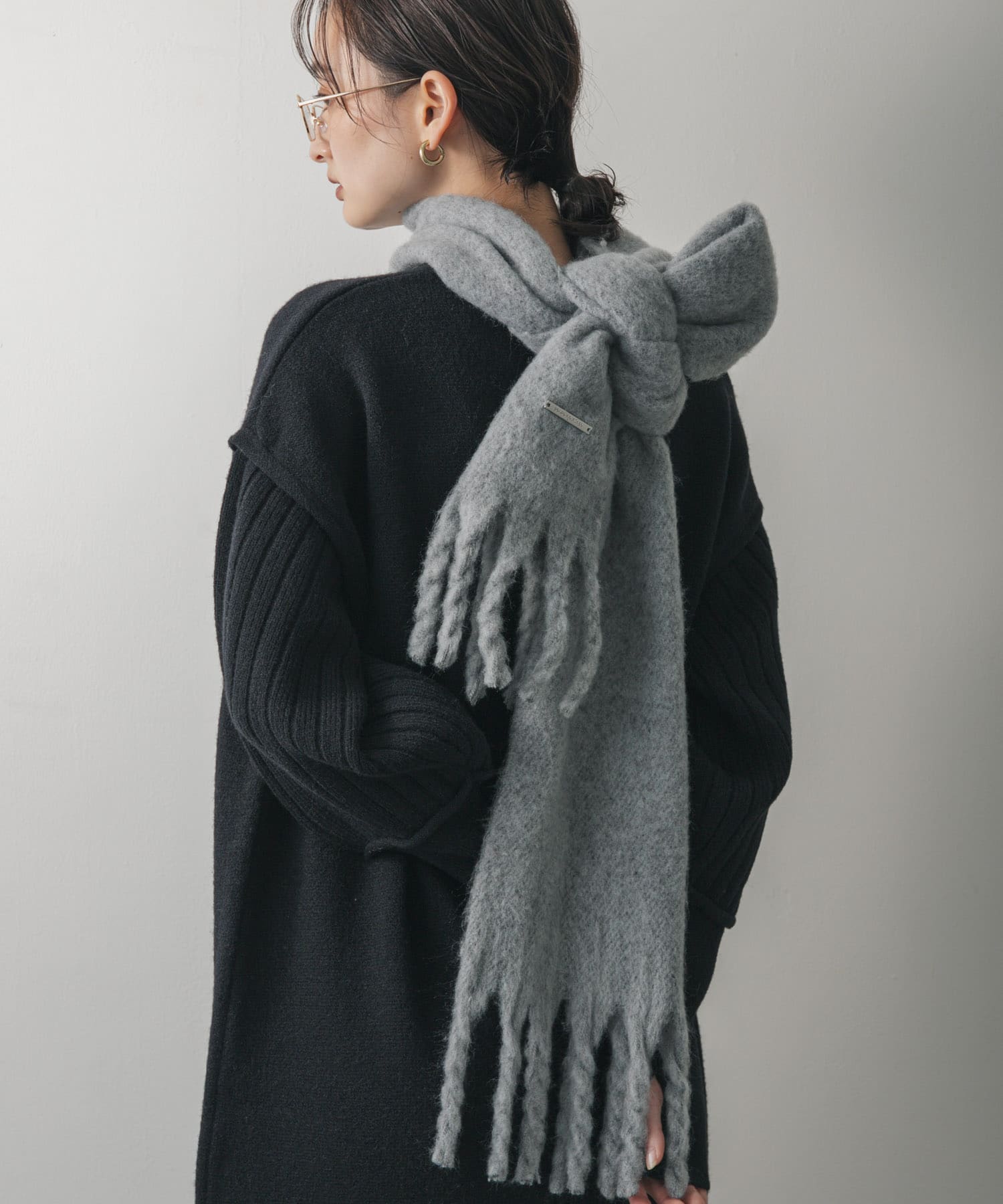 モヘアライクストール GRAY one