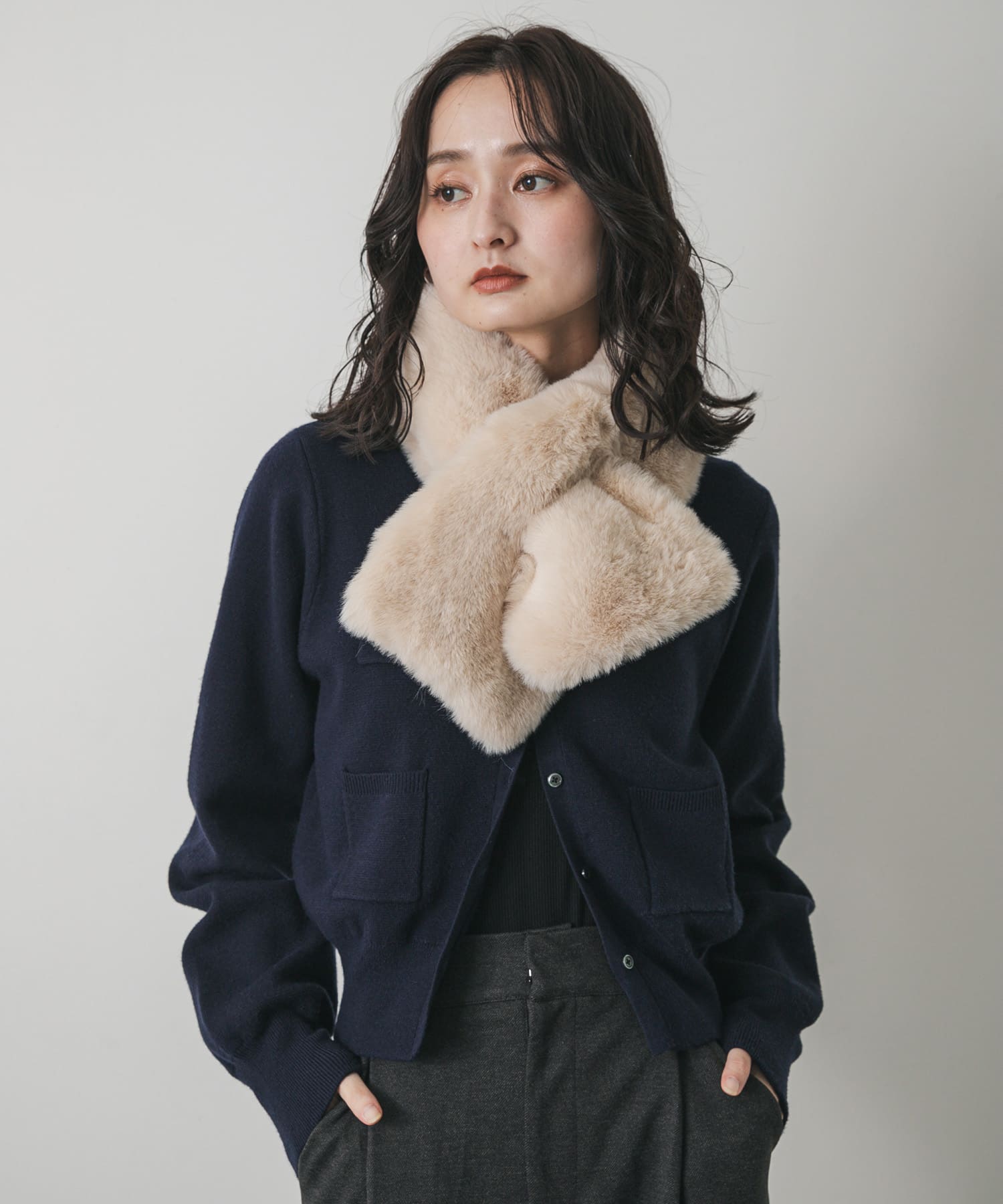 ボリュームエコファーティペット BEIGE one