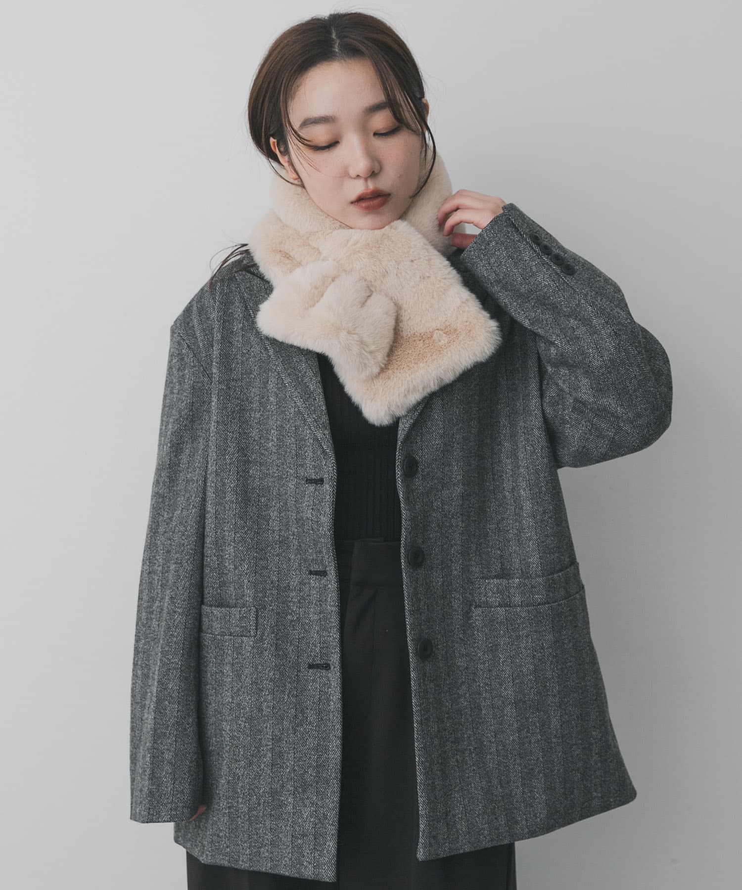 ボリュームエコファーティペット BEIGE one
