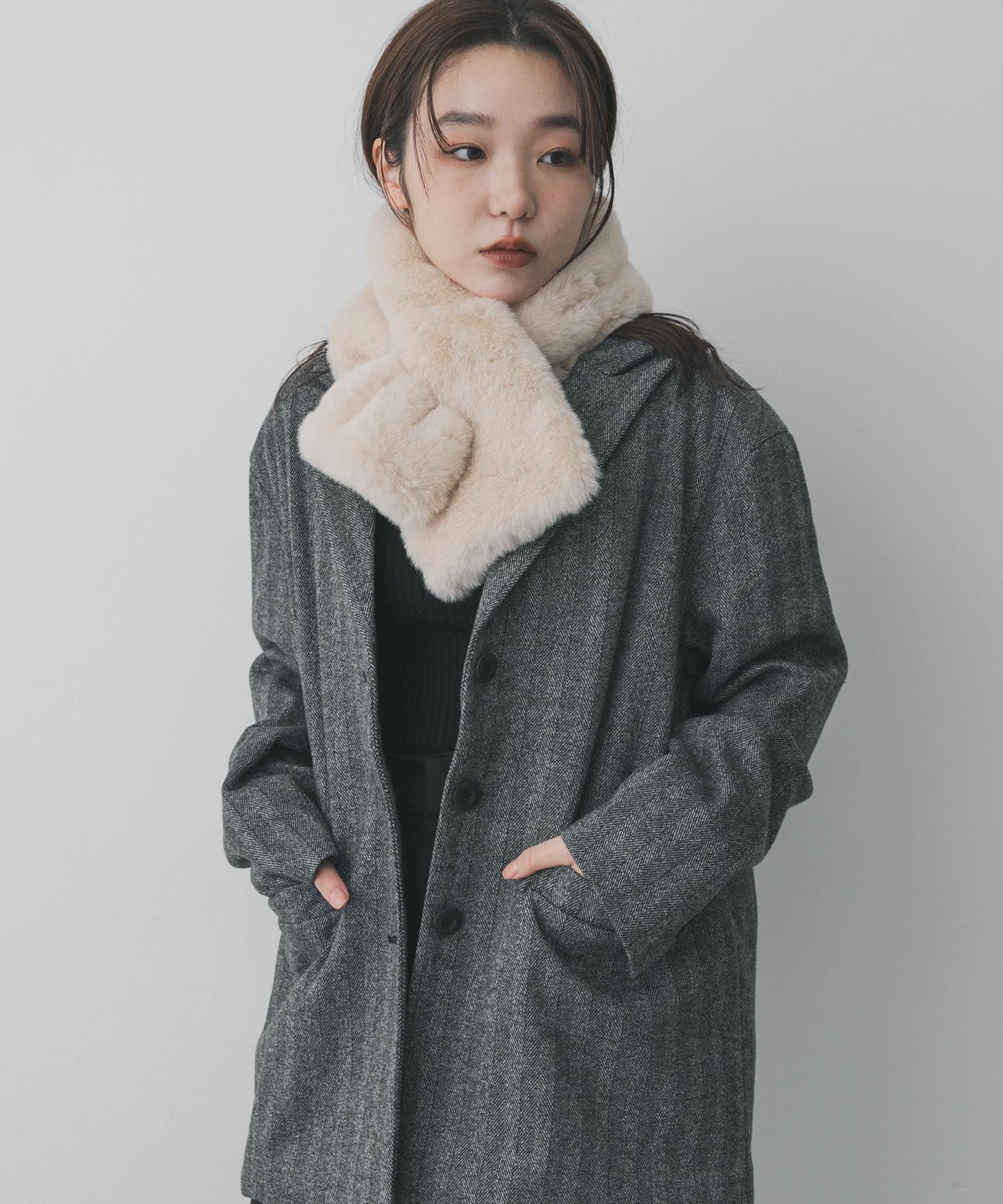 ボリュームエコファーティペット BEIGE one