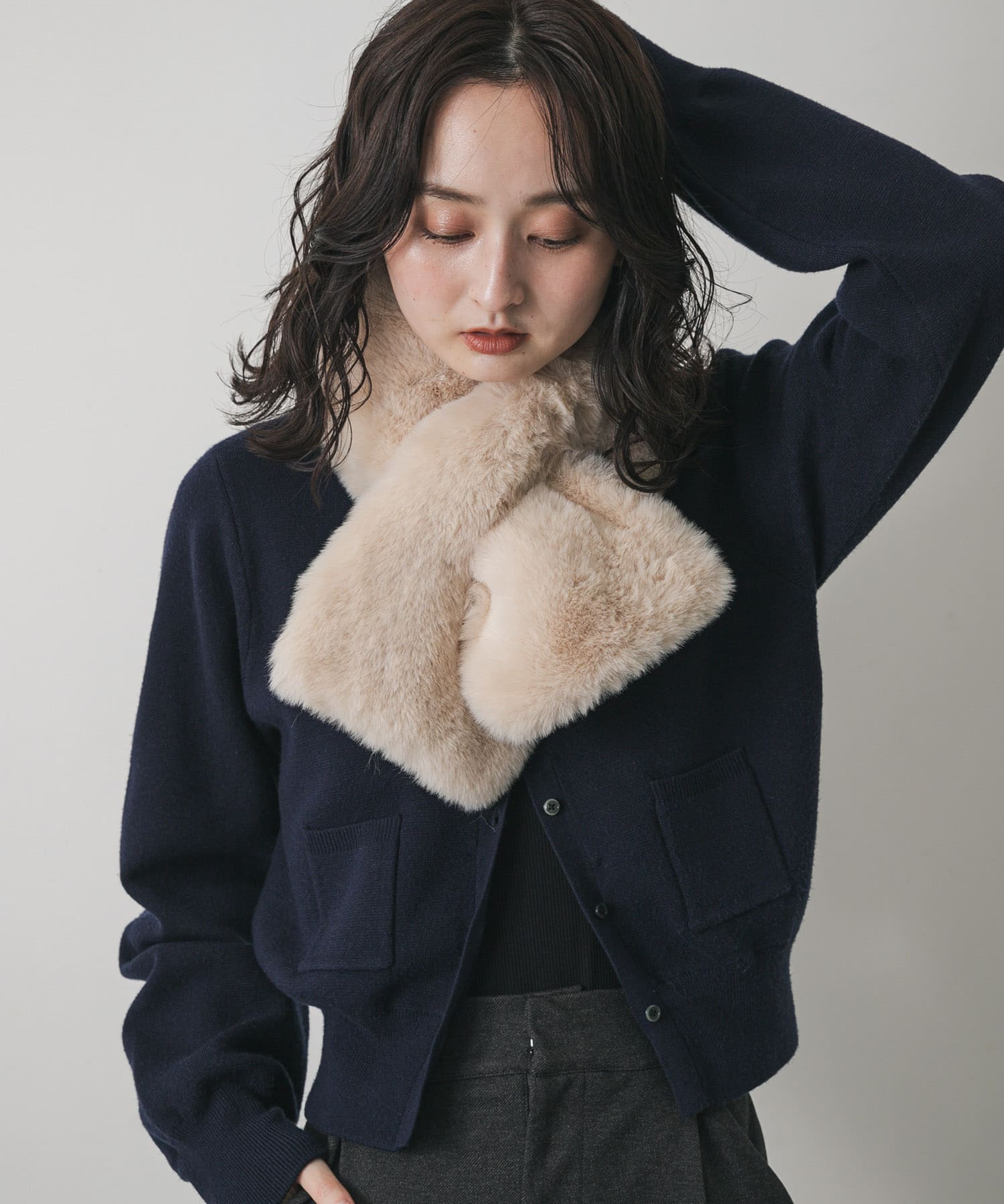 ボリュームエコファーティペット BEIGE one