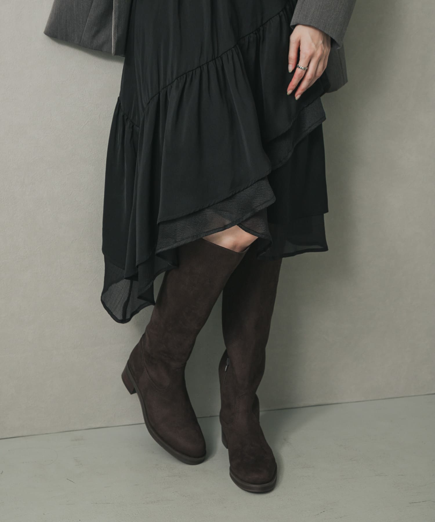 FSロングブーツ D.BROWN S