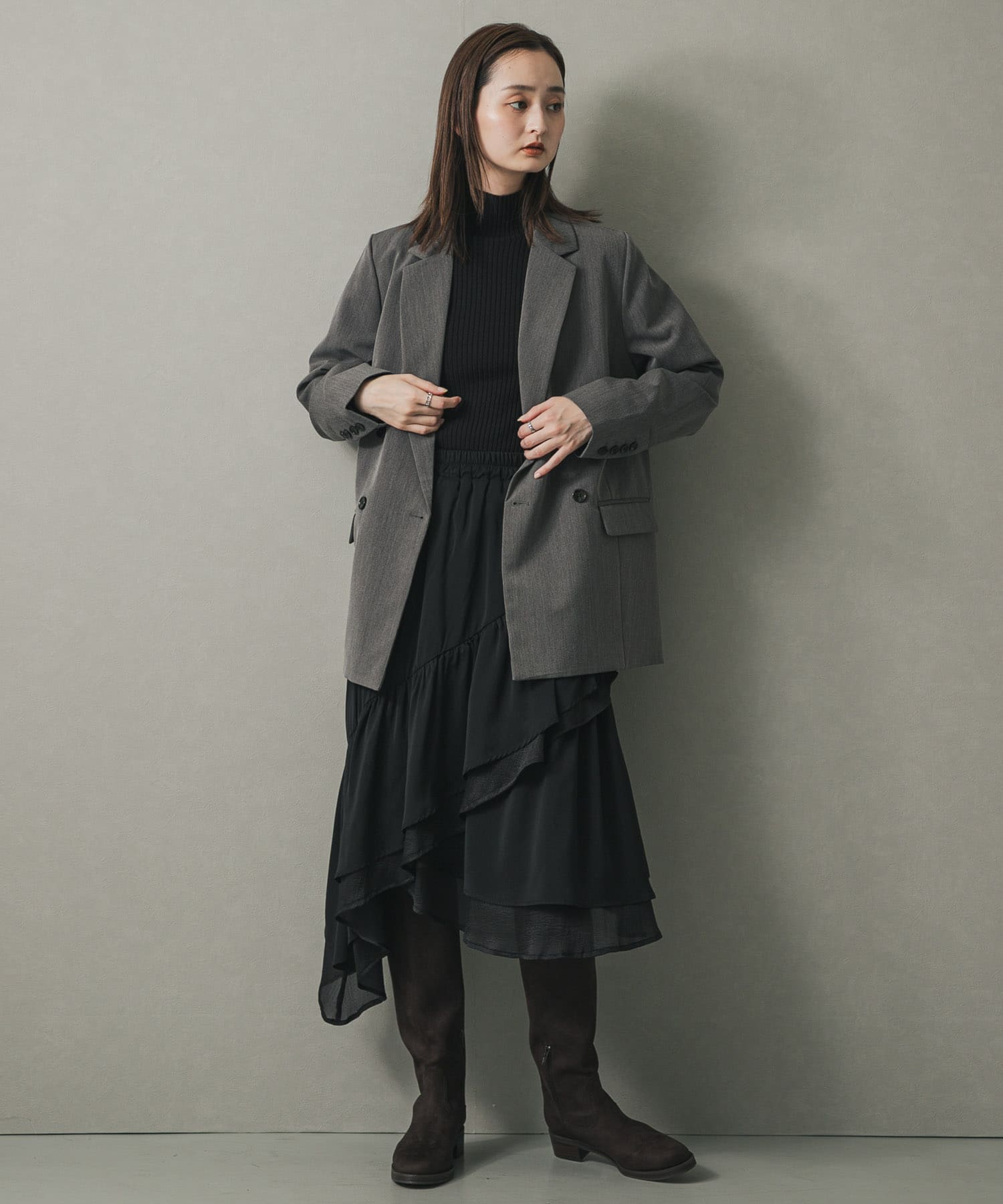 FSロングブーツ D.BROWN S