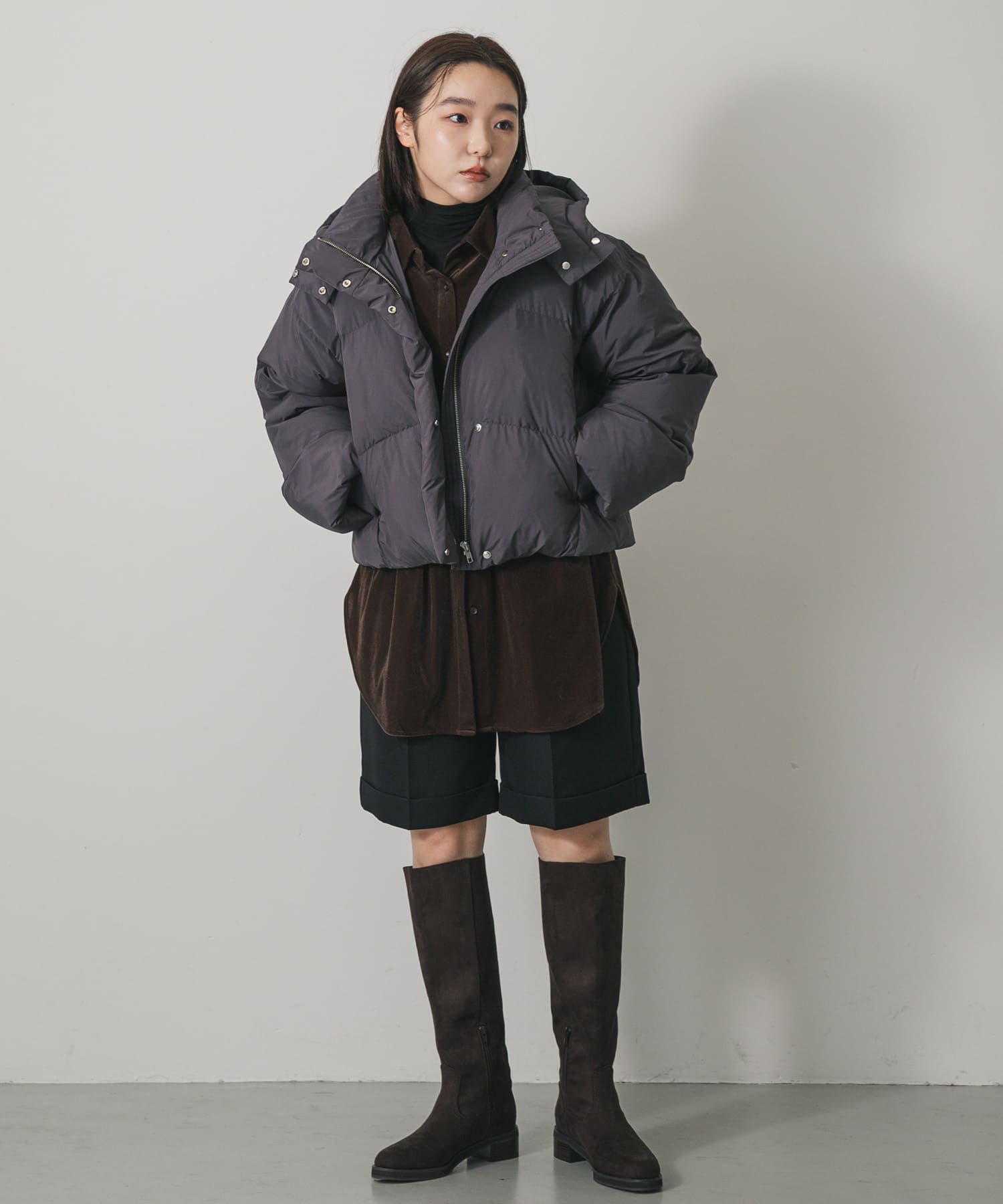 FSロングブーツ D.BROWN M