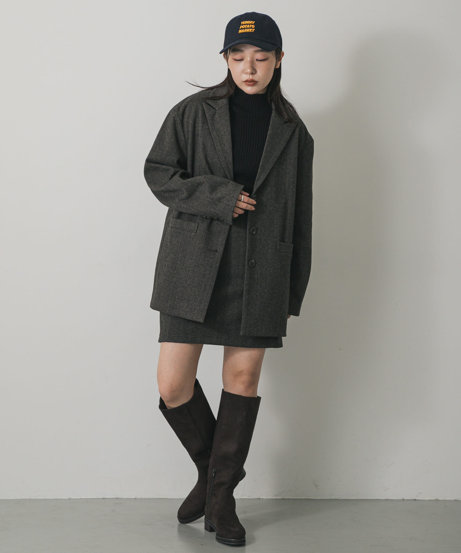 FSロングブーツ D.BROWN M