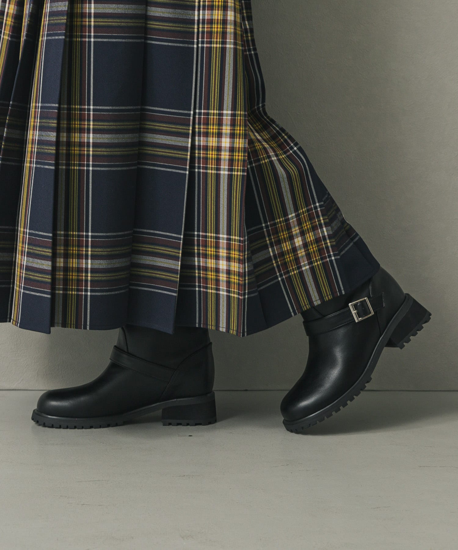 エンジニアブーツ BLACK S