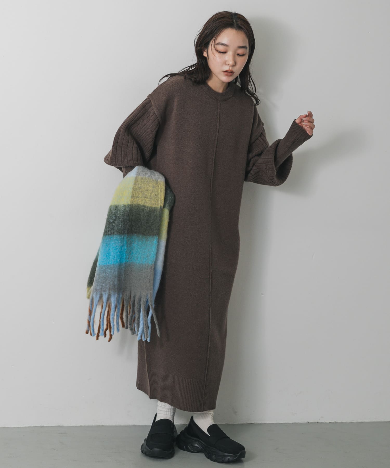 『軽量』スニーカーソールローファー BLACK M