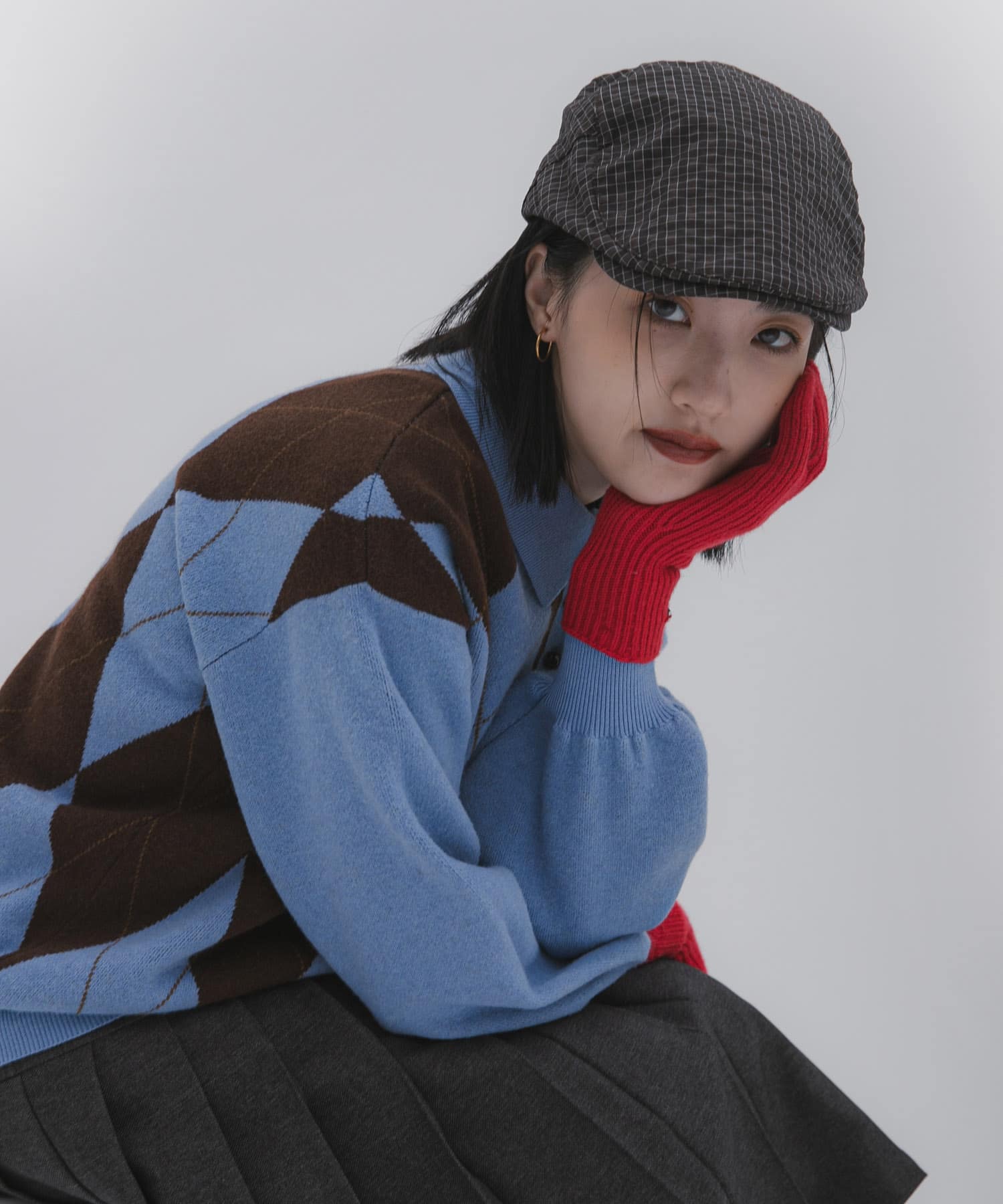モチモチニットグローブ RED one