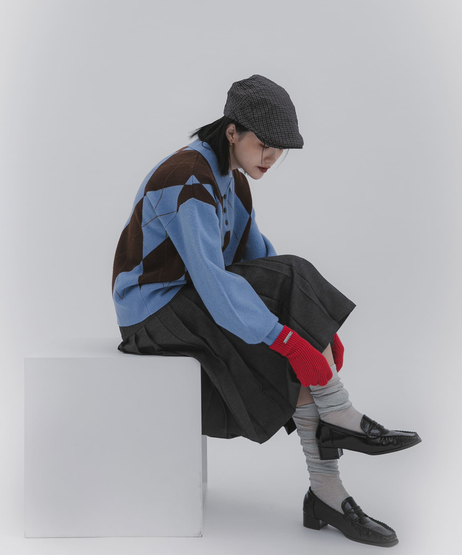 モチモチニットグローブ RED one