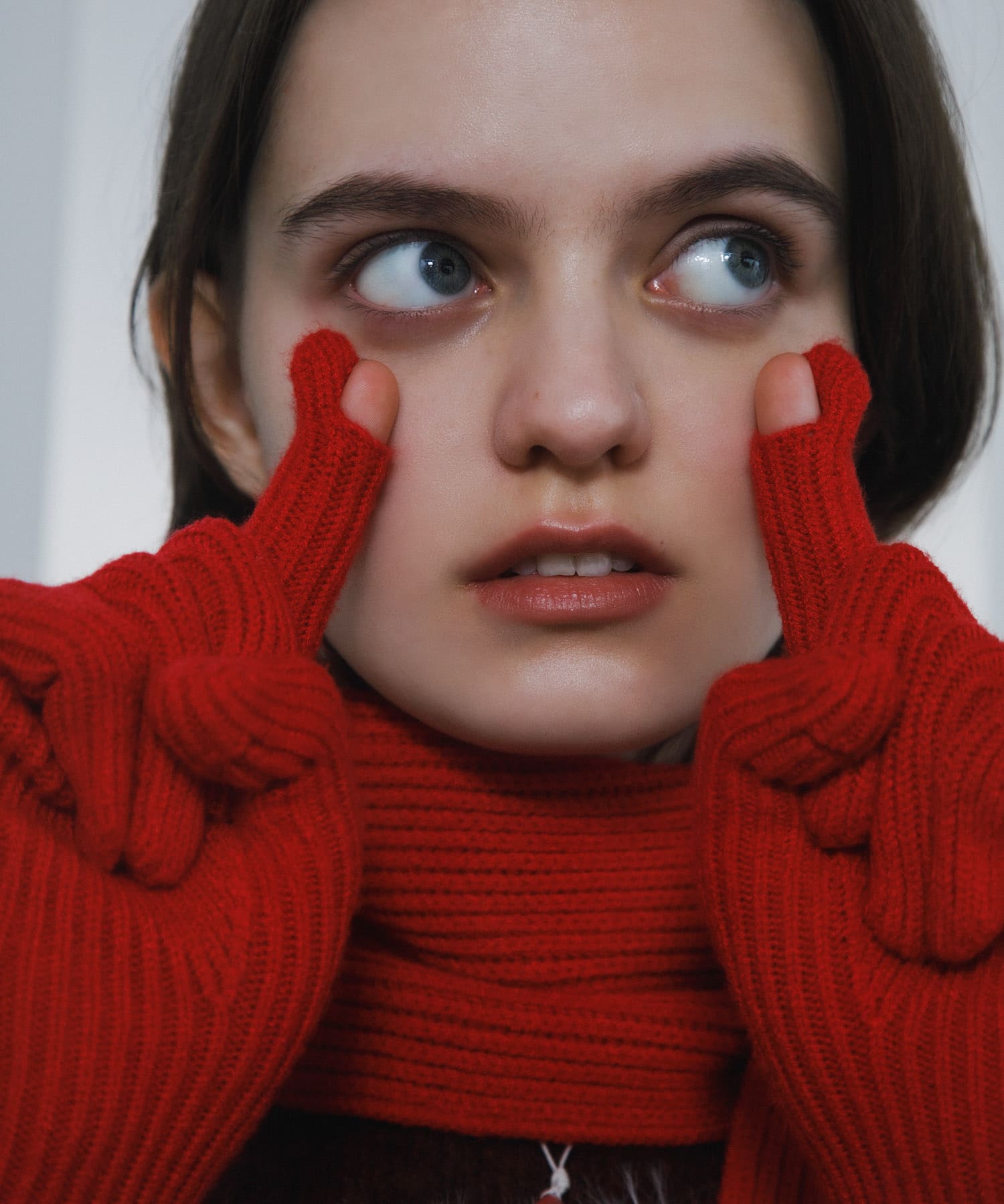 モチモチニットグローブ RED one