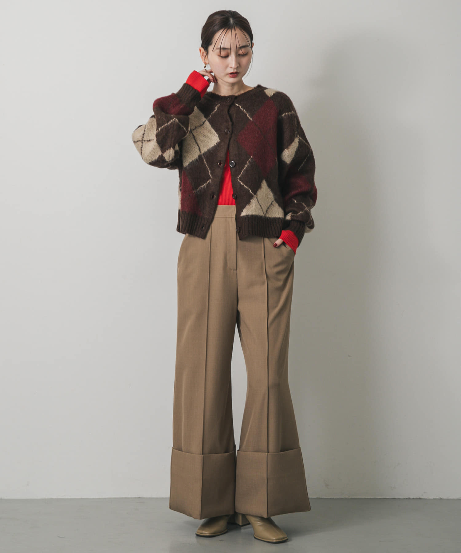 身長：169cm サイズ：one