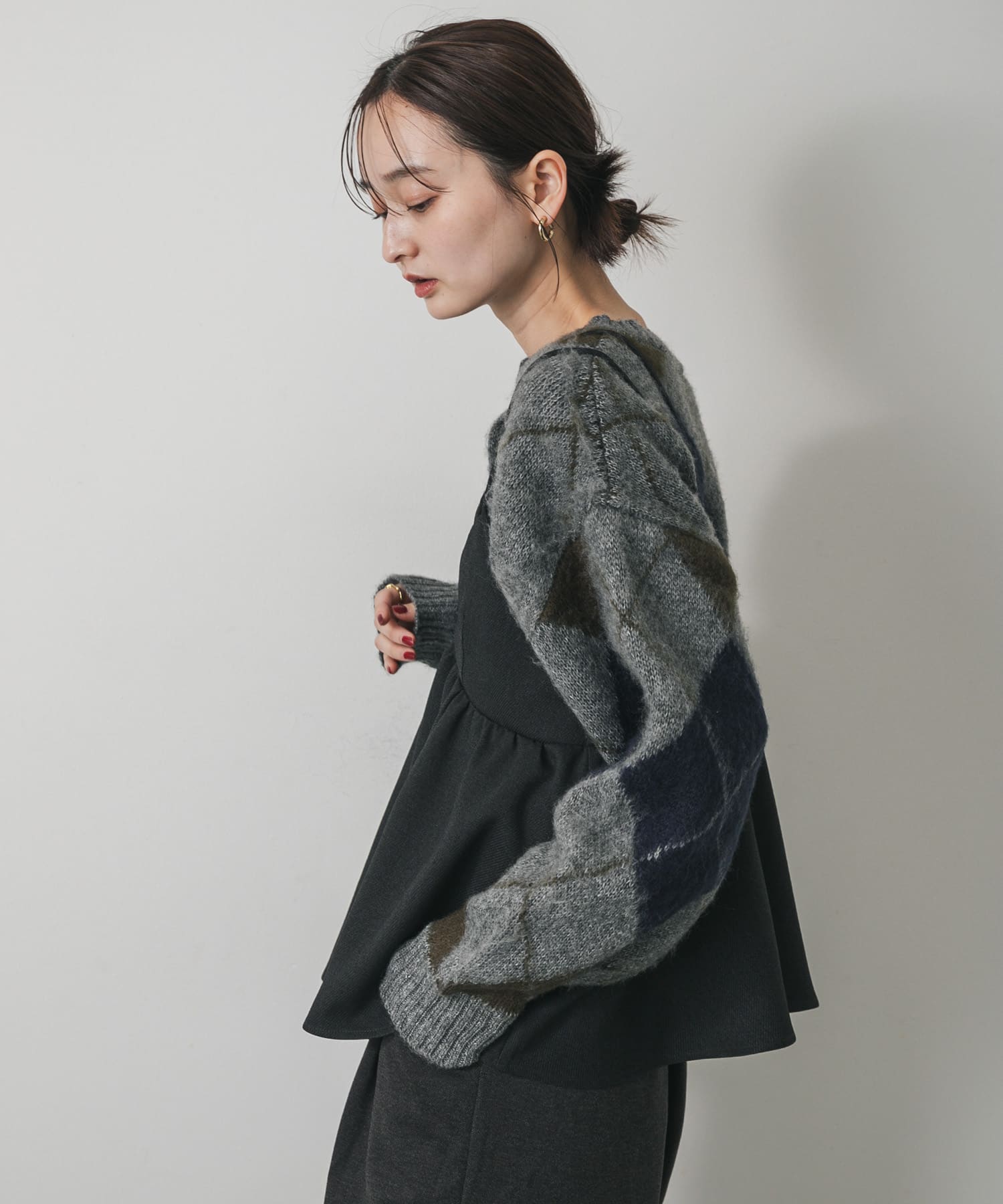 身長：169cm サイズ：one