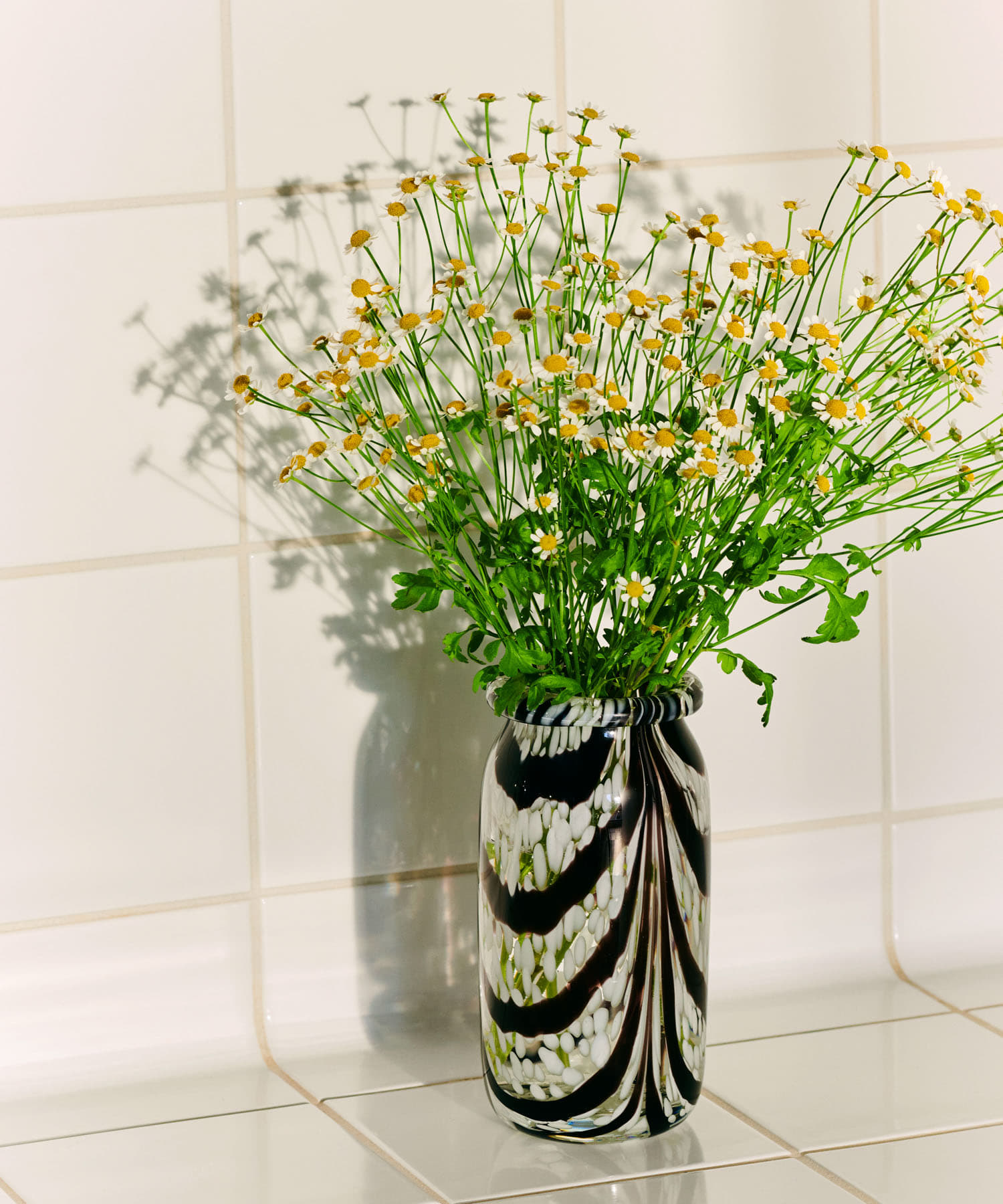 HAY　Splash Vase Roll Neck XS Coffee×WH One