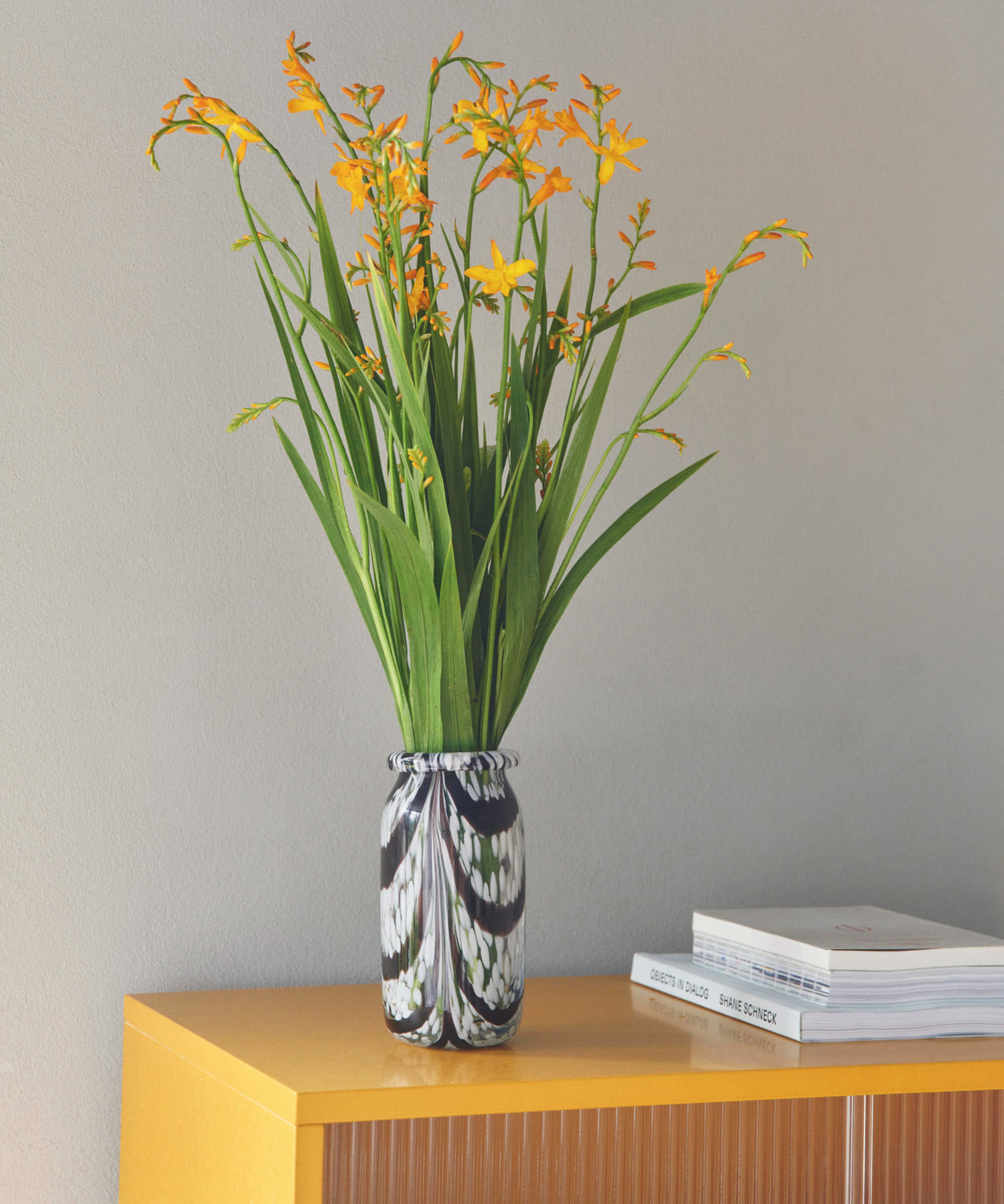 HAY　Splash Vase Roll Neck XS Coffee×WH One