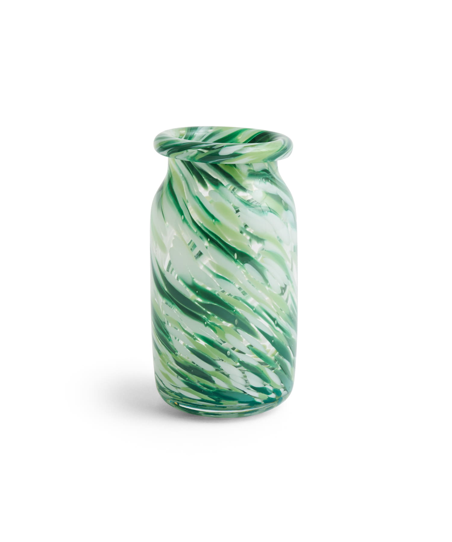 HAY Splash Vase Roll Neck S(One GreenSwirl): インテリア｜URBAN